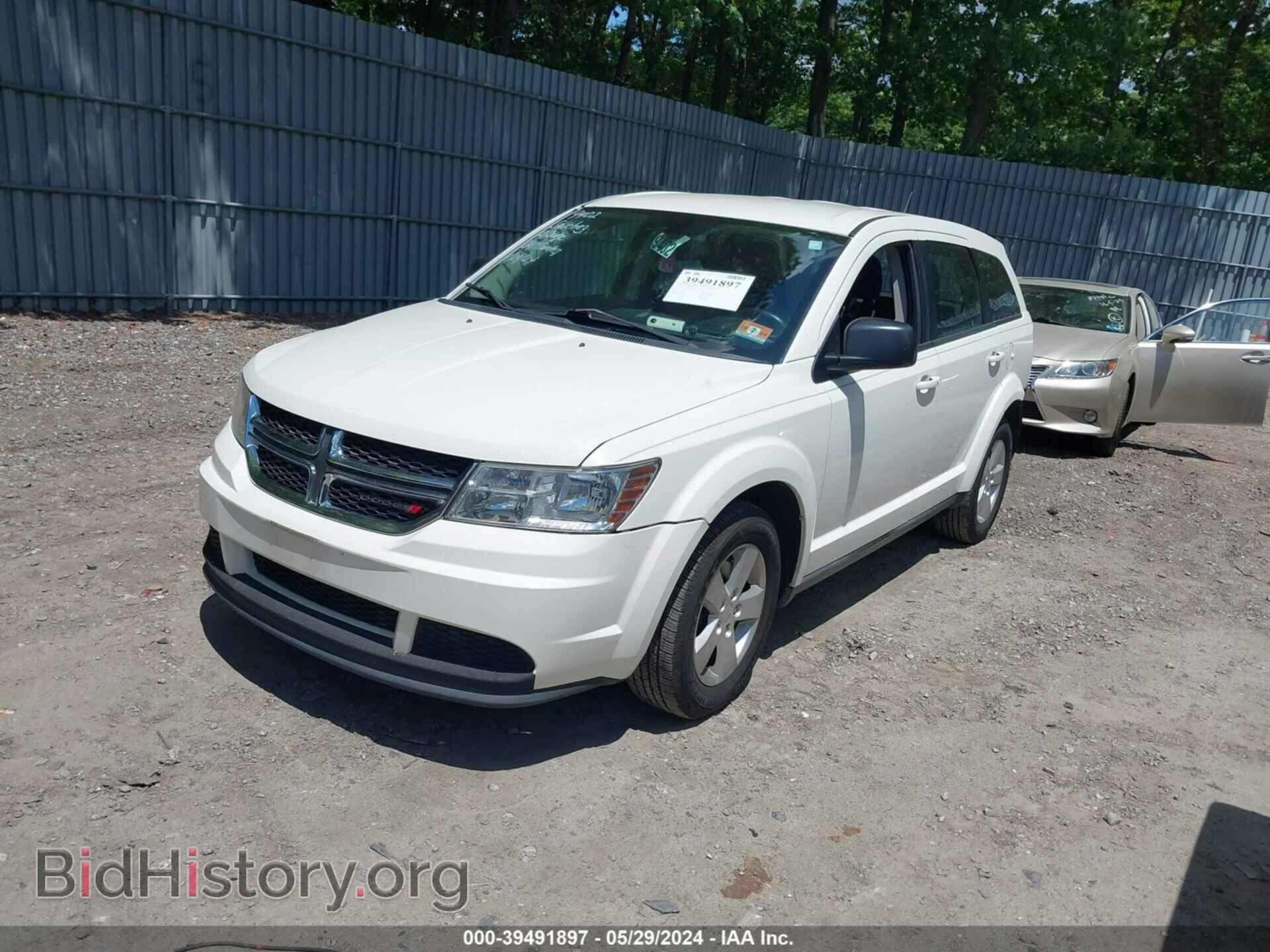 2013 DODGE JOURNEY - VIN: 3C4PDCAB4DT582178 - Фото 2