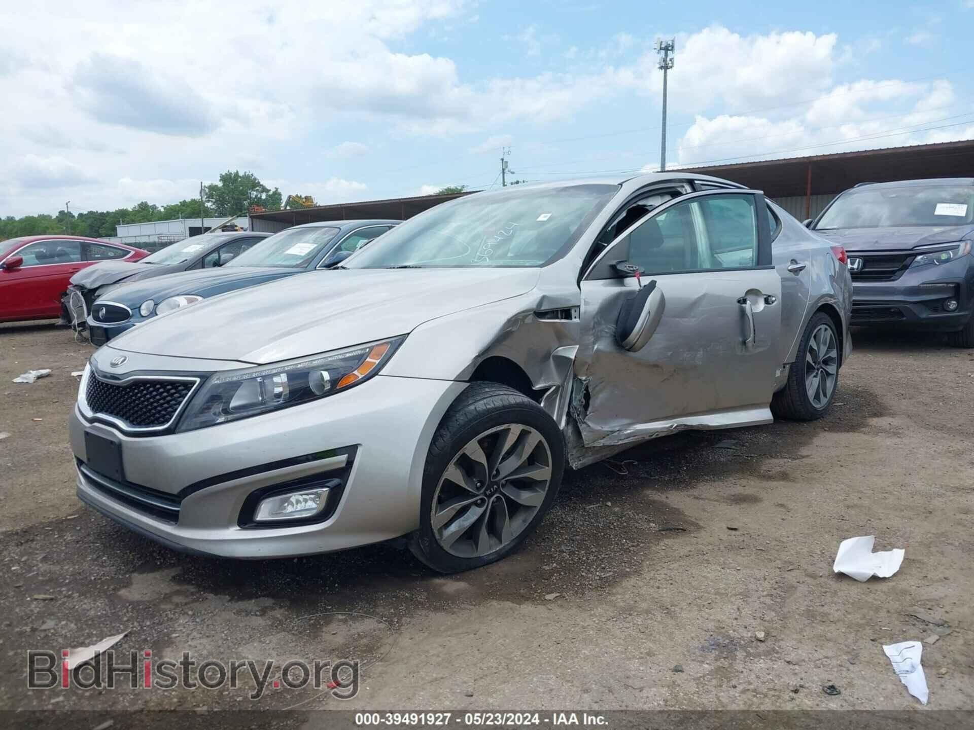 2015 KIA OPTIMA - VIN: 5XXGR4A70FG369424 - Фото 2