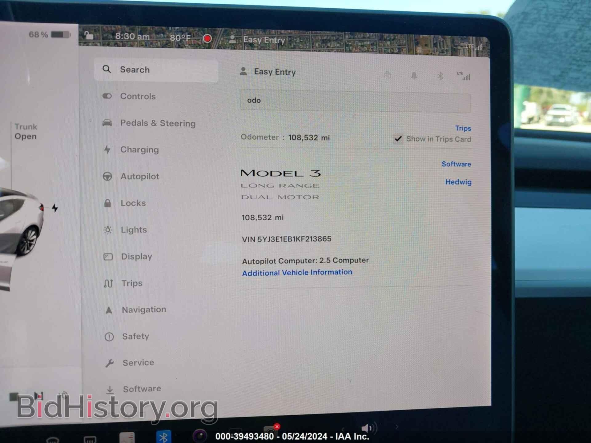 2019 TESLA MODEL 3 - VIN: 5YJ3E1EB1KF213865 - Фото 7