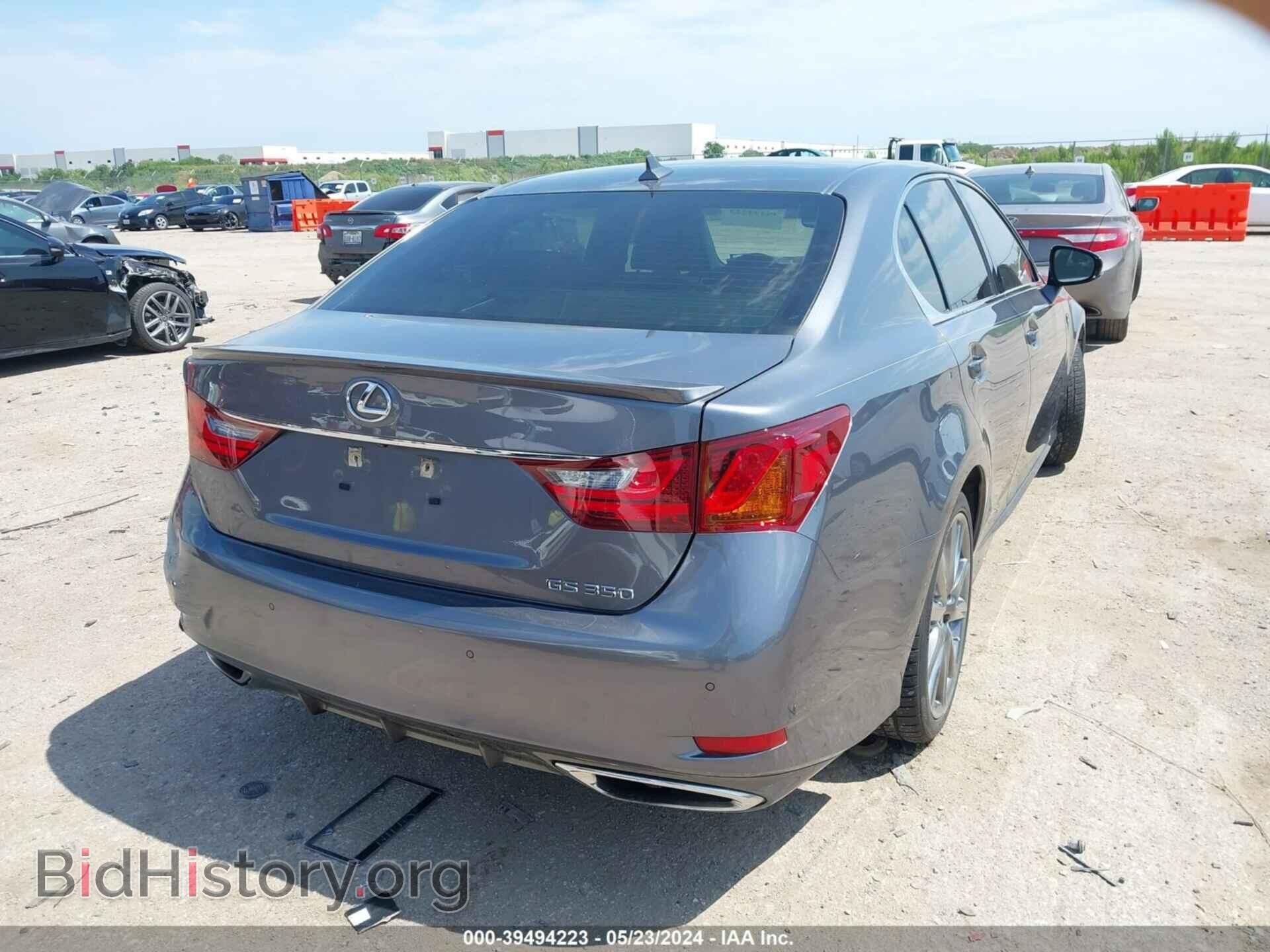 2014 LEXUS GS 350 - VIN: JTHBE1BL7E5031987 - Фото 4