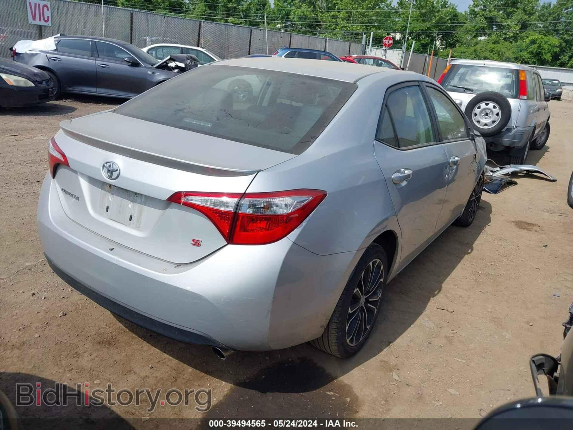 2015 TOYOTA COROLLA - VIN: 2T1BURHE2FC330402 - Фото 4