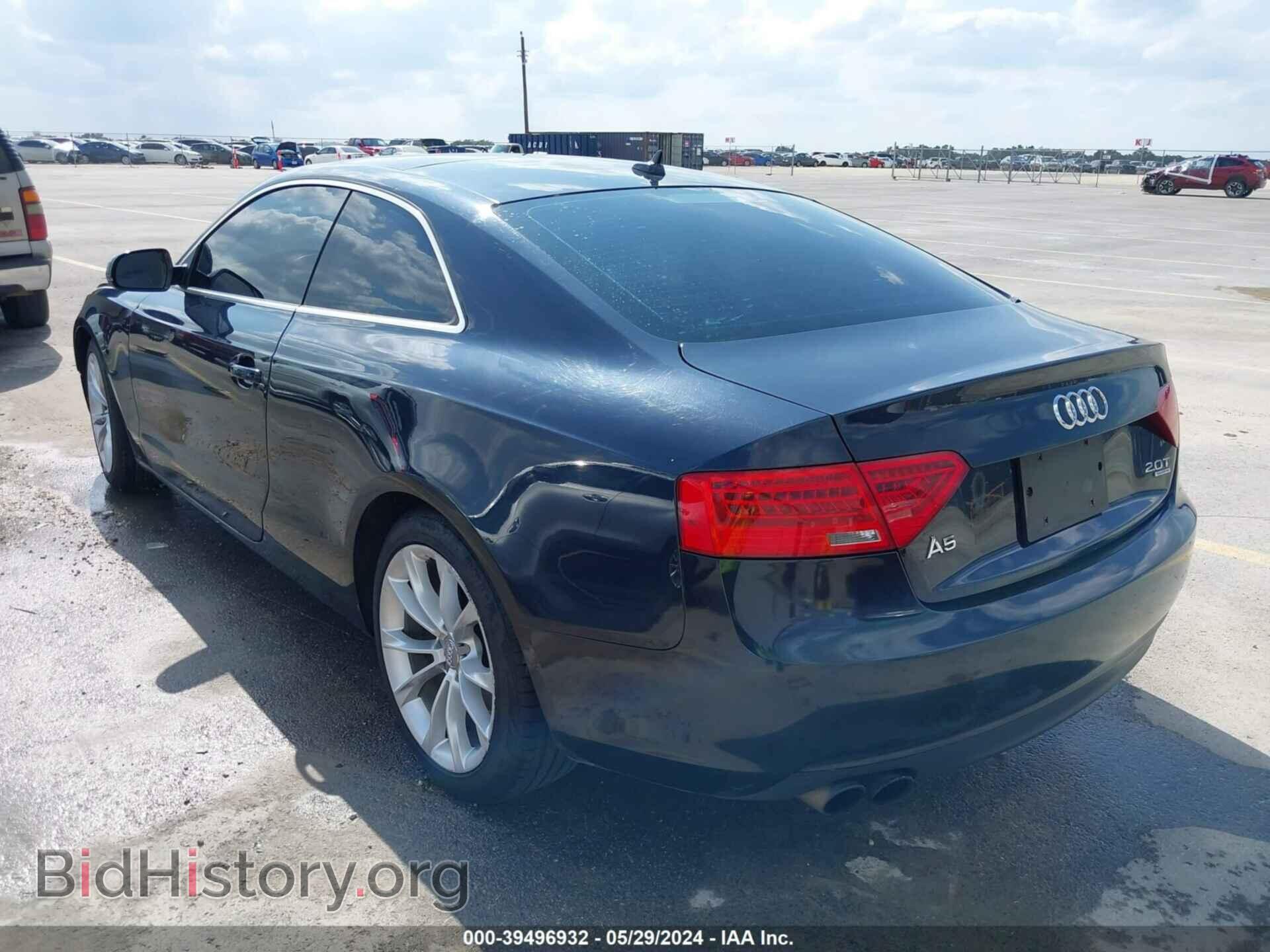 2013 AUDI A5 - VIN: WAUCFAFR9DA024320 - Фото 3