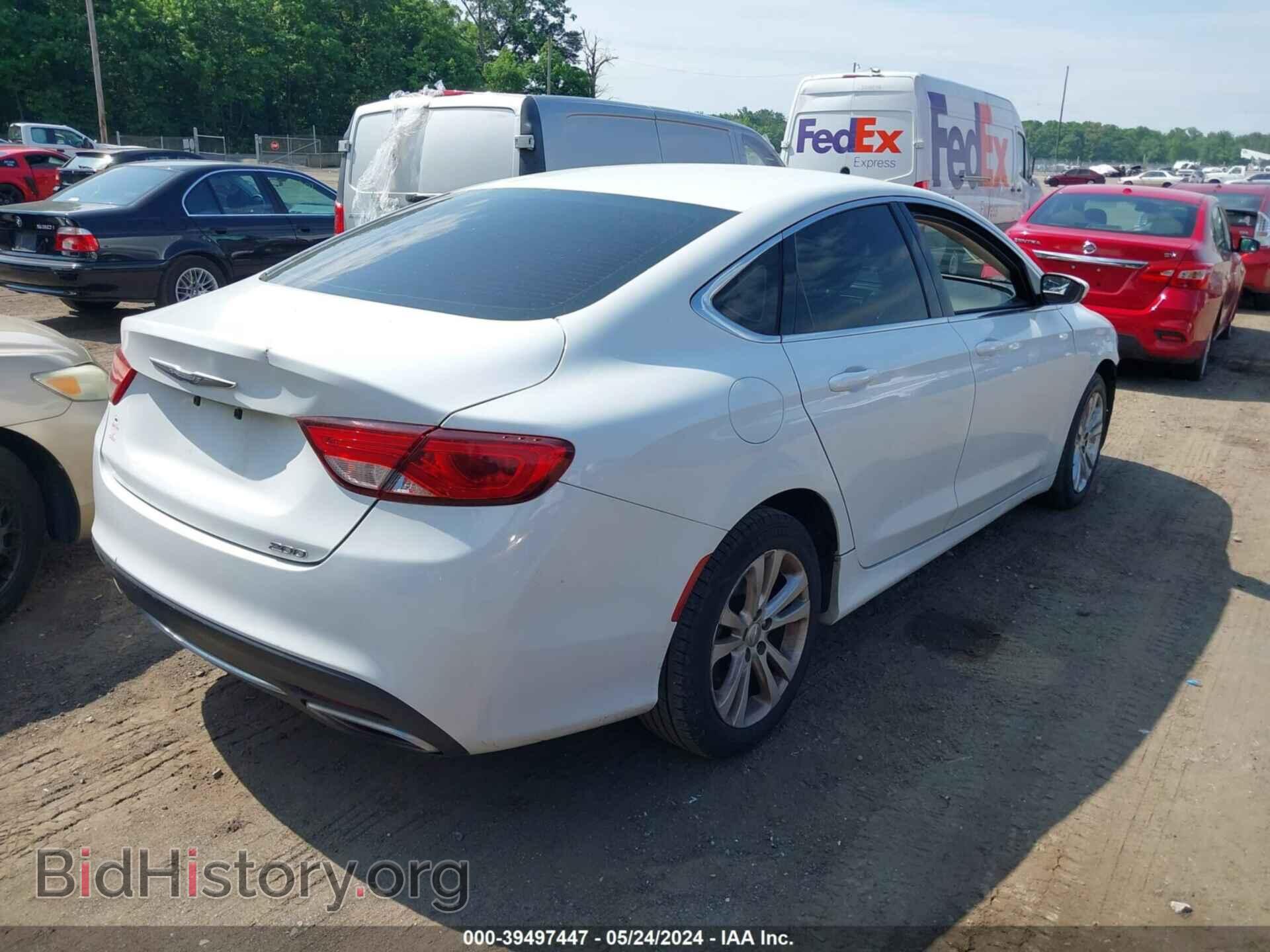 2015 CHRYSLER 200 - VIN: 1C3CCCAG8FN516530 - Фото 4