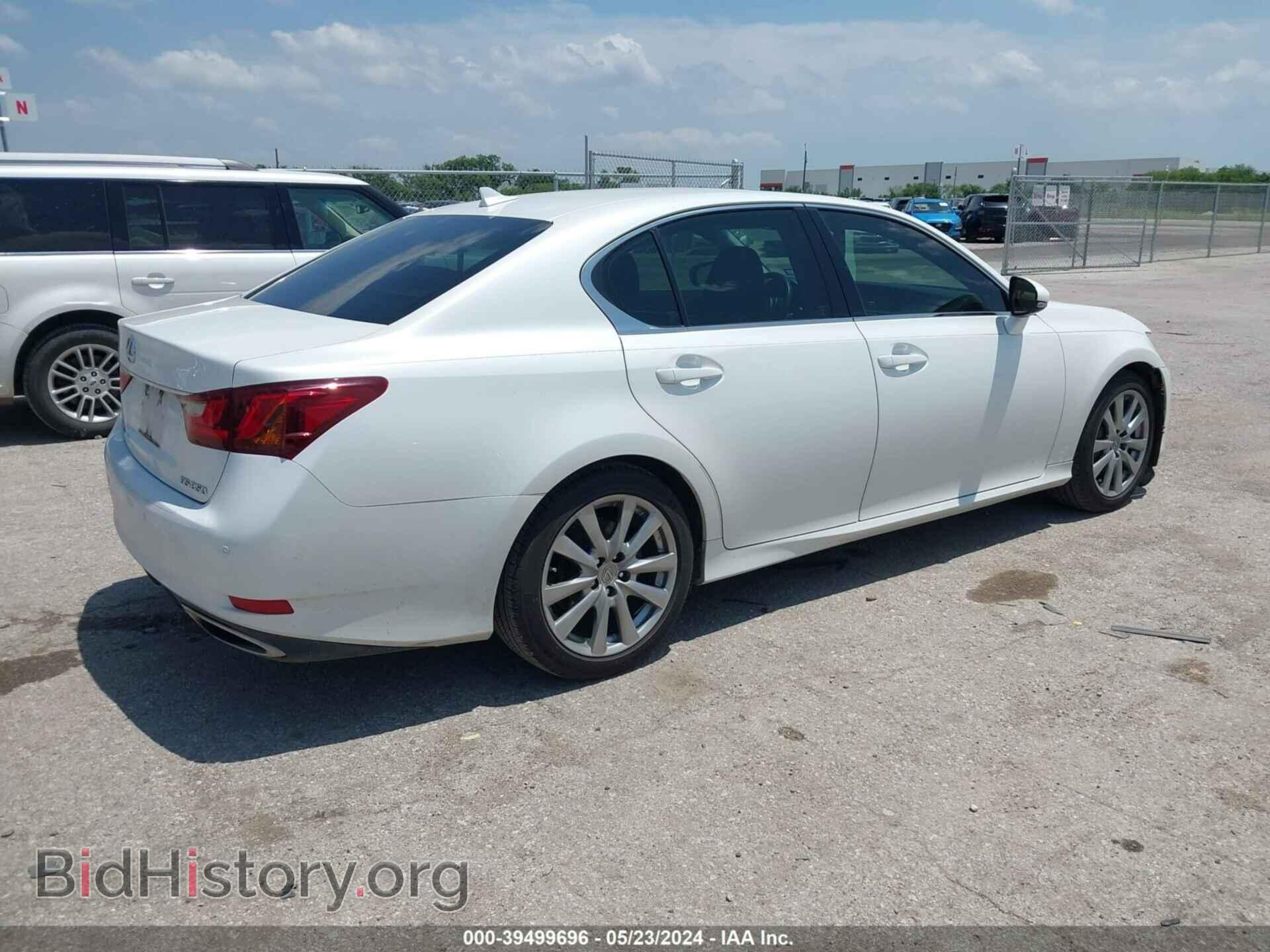 2013 LEXUS GS 350 - VIN: JTHBE1BL8D5026540 - Фото 4