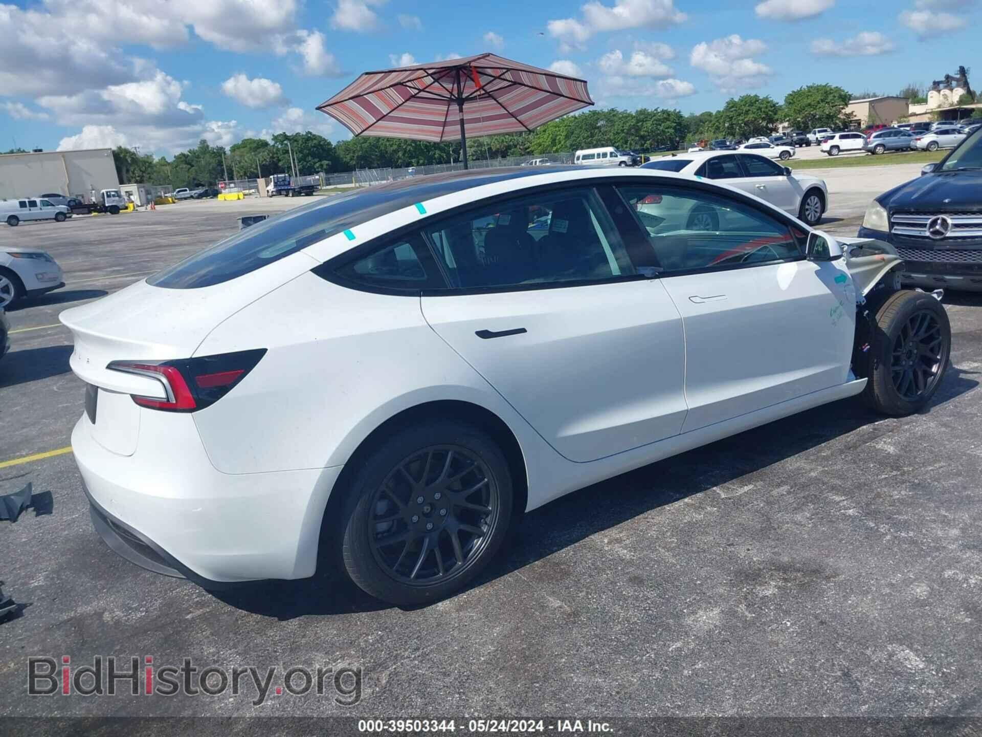 2024 TESLA MODEL 3 - VIN: 5YJ3E1EA8RF731666 - Фото 4