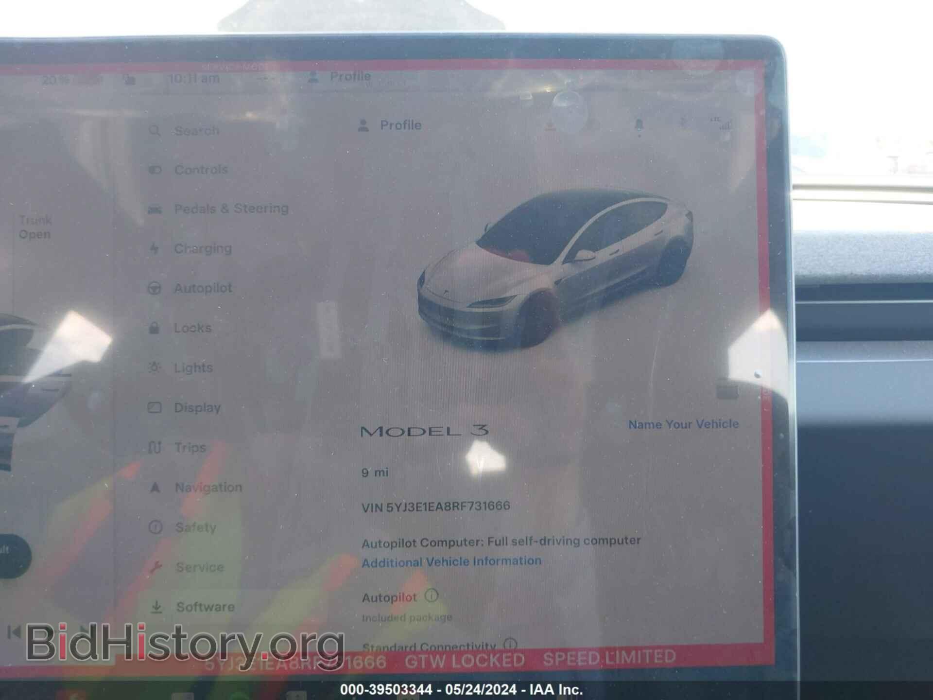 2024 TESLA MODEL 3 - VIN: 5YJ3E1EA8RF731666 - Фото 7