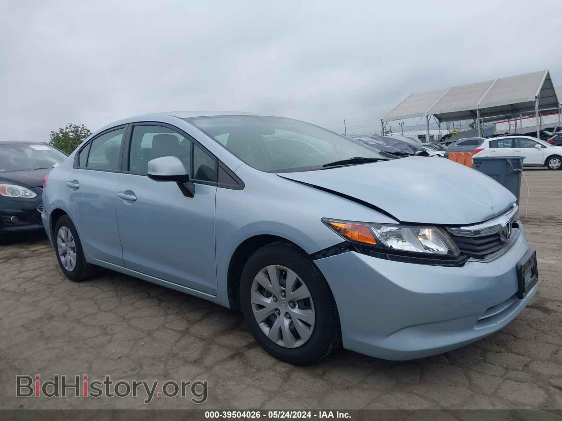 Photo JHMFB2F52CS005291 - HONDA CIVIC 2012