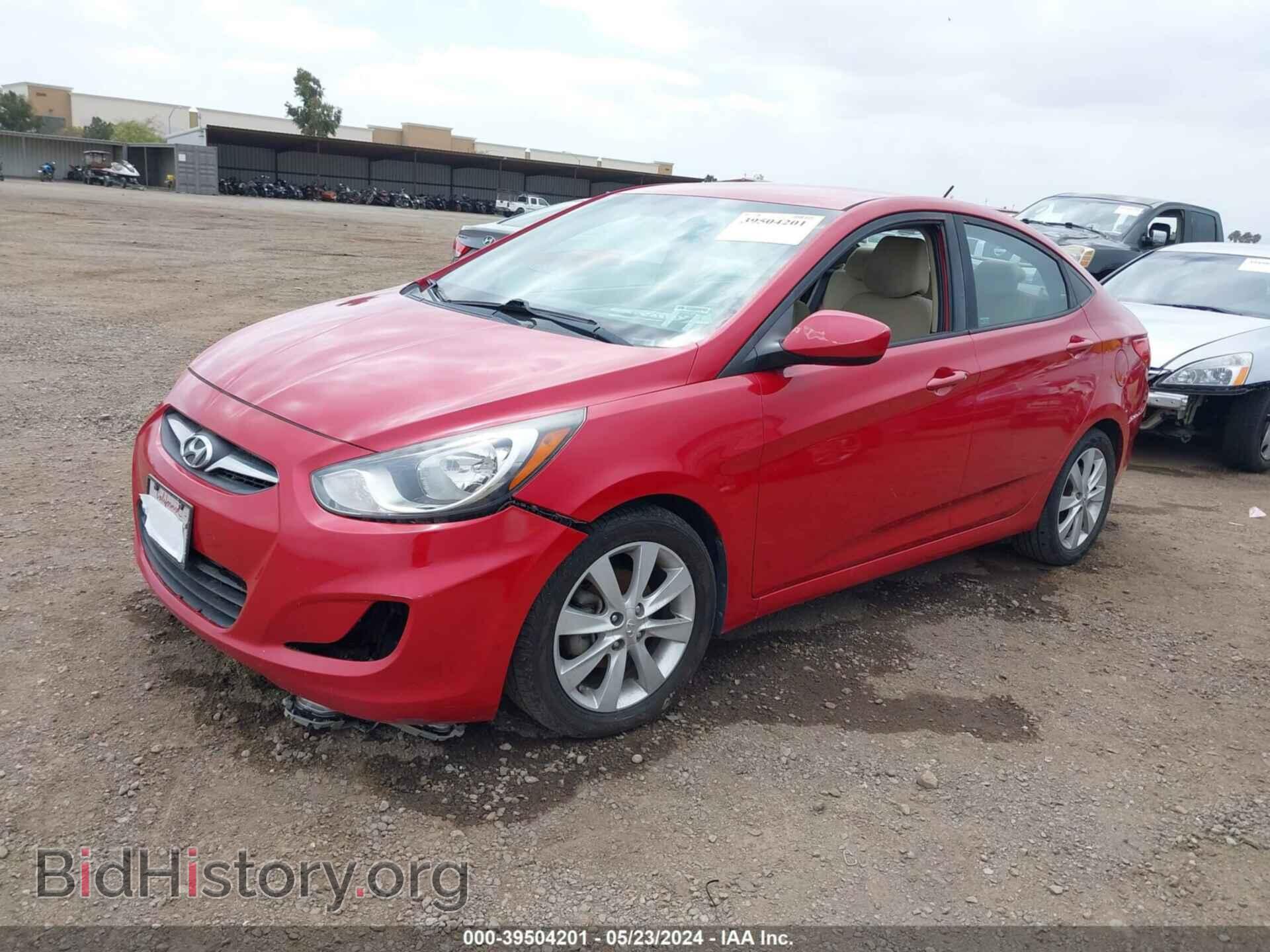 2013 HYUNDAI ACCENT - VIN: KMHCU4AEXDU442913 - Фото 2