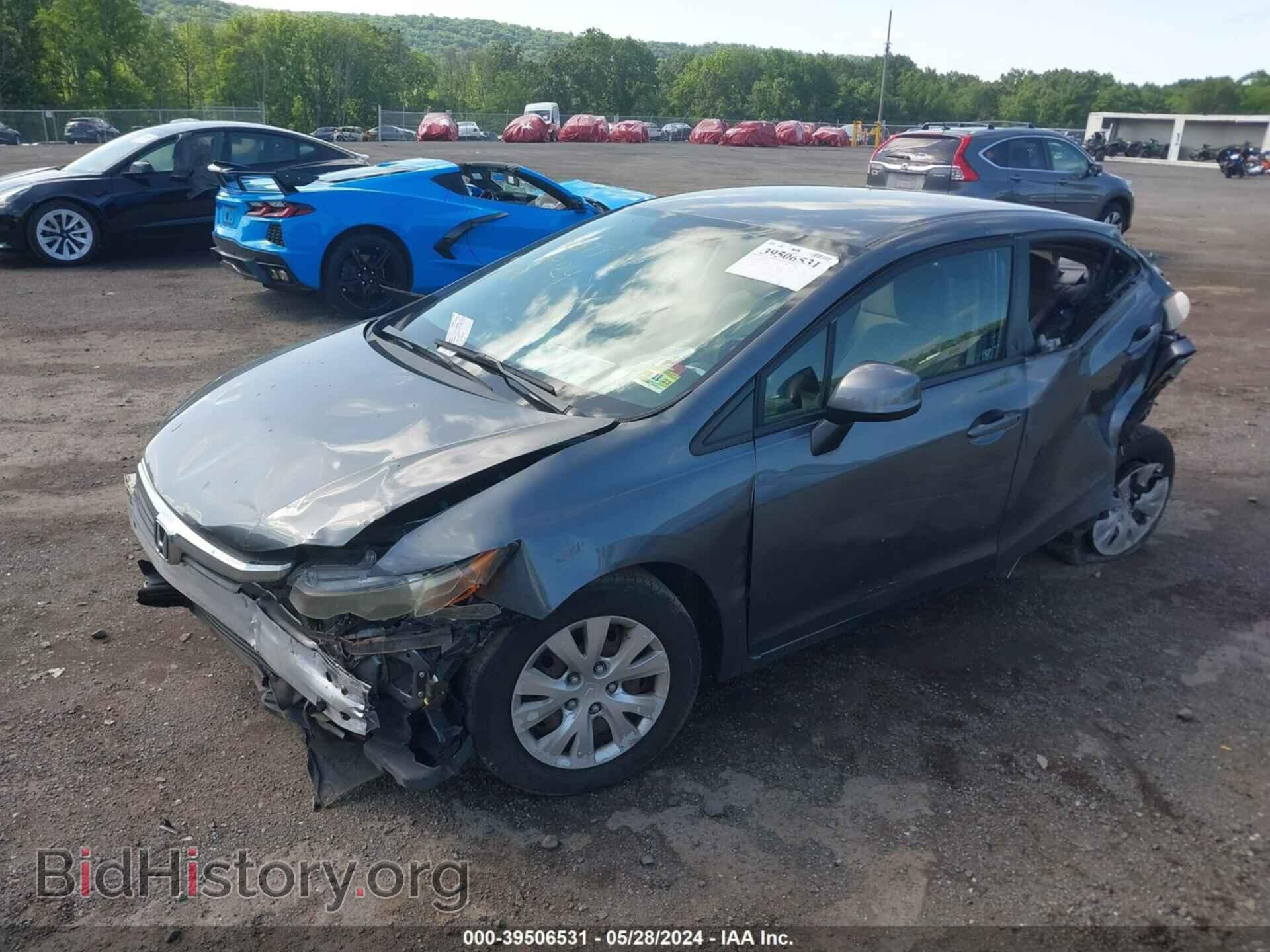 2012 HONDA CIVIC - VIN: 19XFB2F54CE389272 - Фото 2