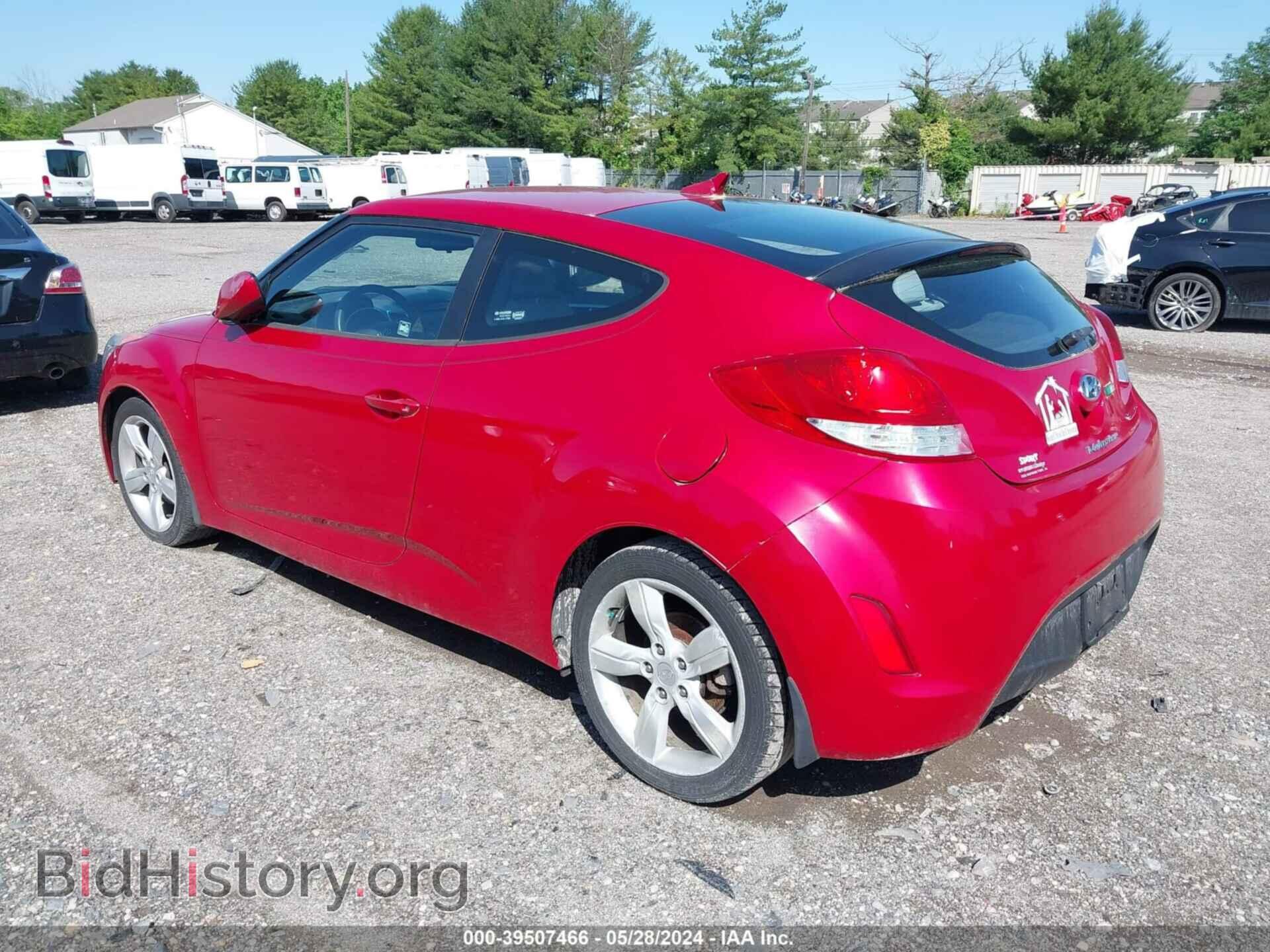 2012 HYUNDAI VELOSTER - VIN: KMHTC6AD8CU074445 - Фото 3