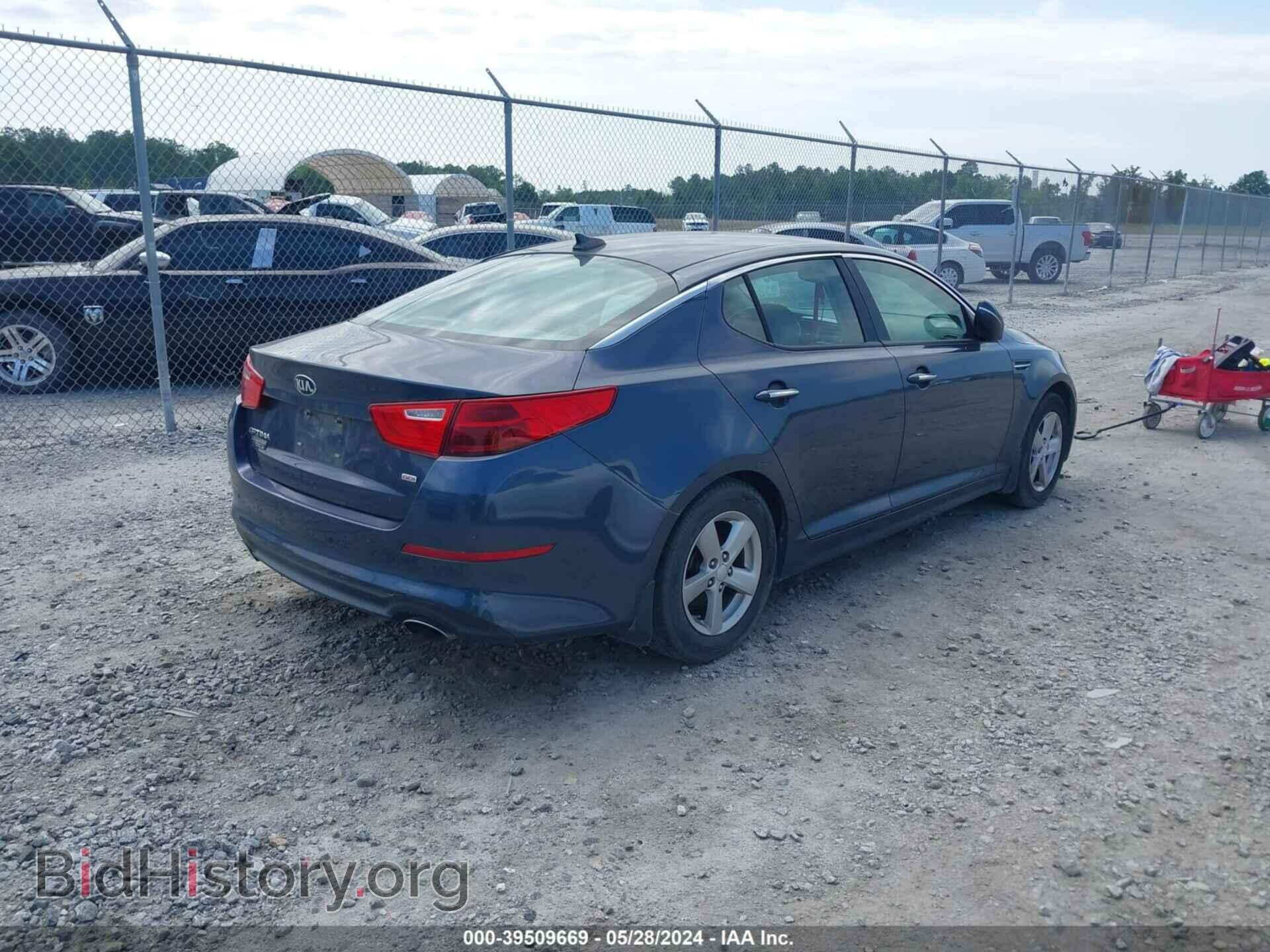 2015 KIA OPTIMA - VIN: 5XXGM4A73FG385177 - Фото 4