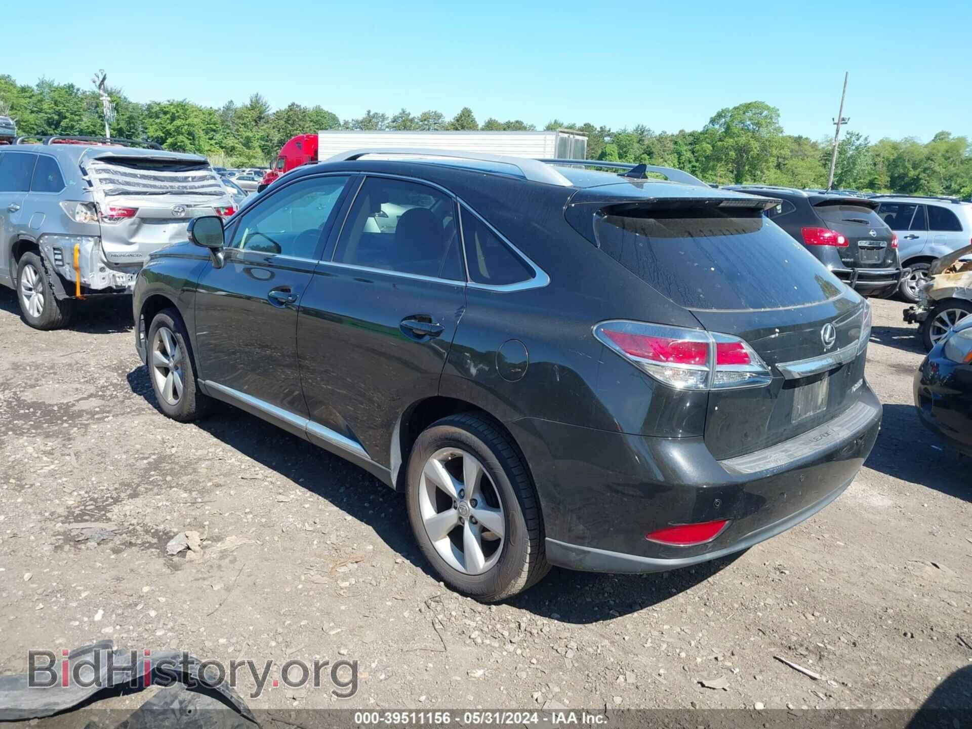 2013 LEXUS RX 350 - VIN: 2T2BK1BA3DC209335 - Фото 3