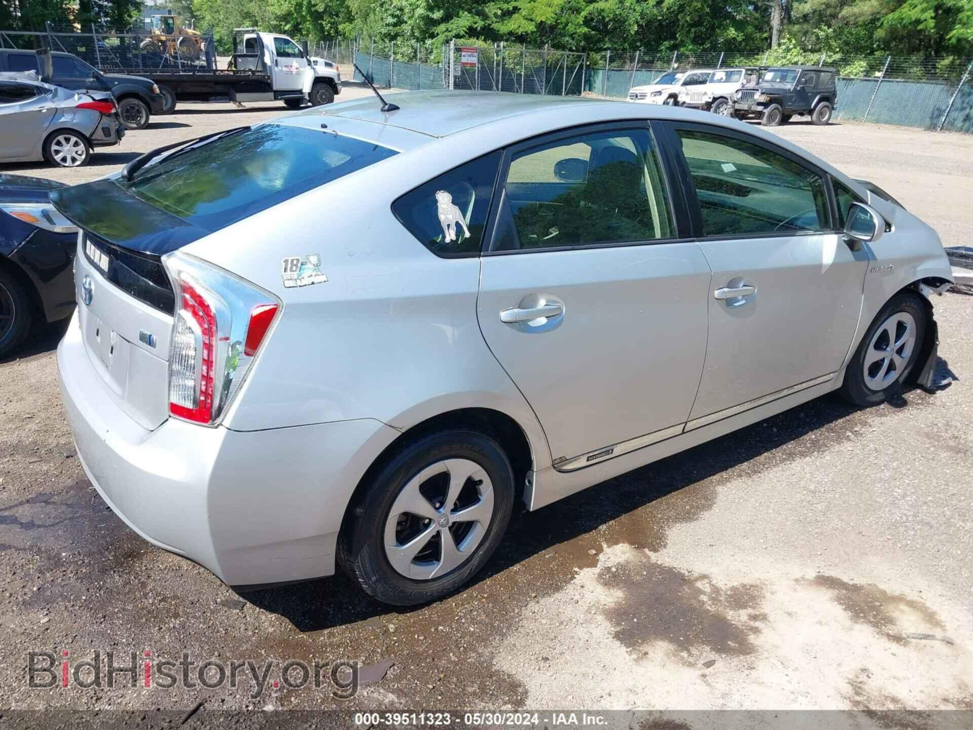2012 TOYOTA PRIUS - VIN: JTDKN3DU8C1519904 - Фото 4