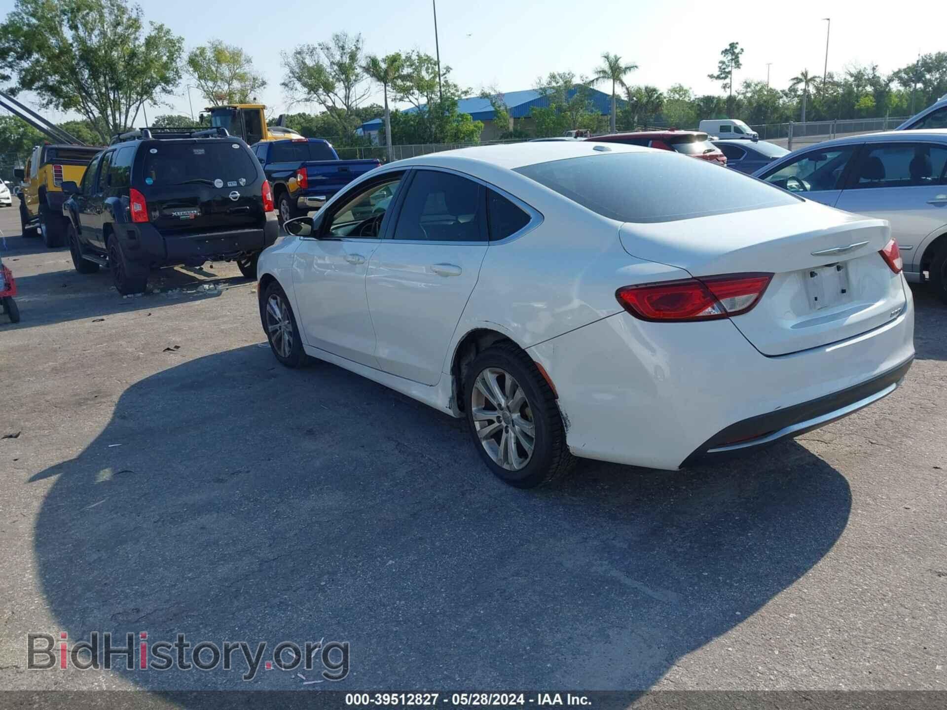 2015 CHRYSLER 200 - VIN: 1C3CCCAB3FN734802 - Фото 3