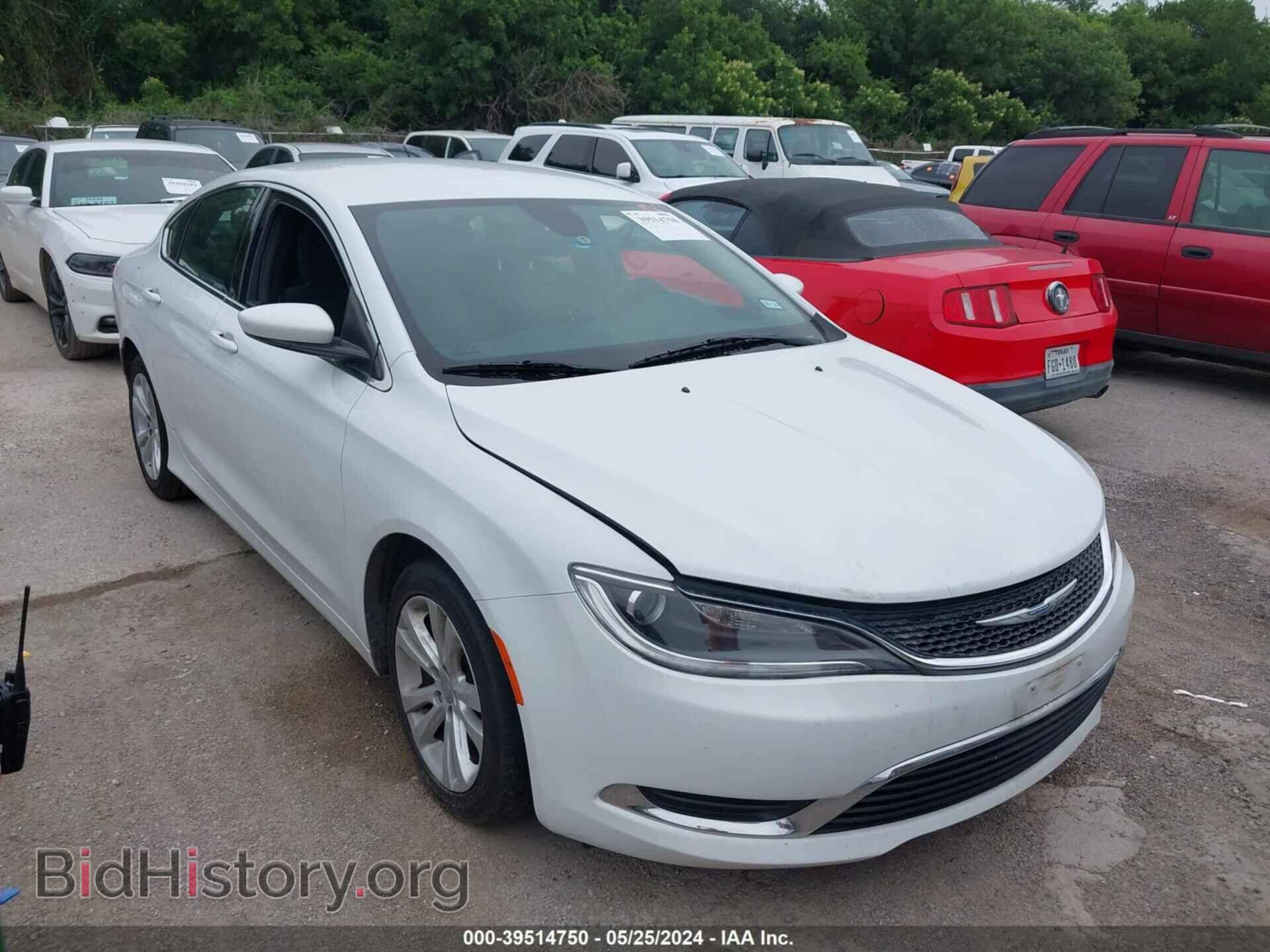 Фотография 1C3CCCAB7GN110826 - CHRYSLER 200 2016