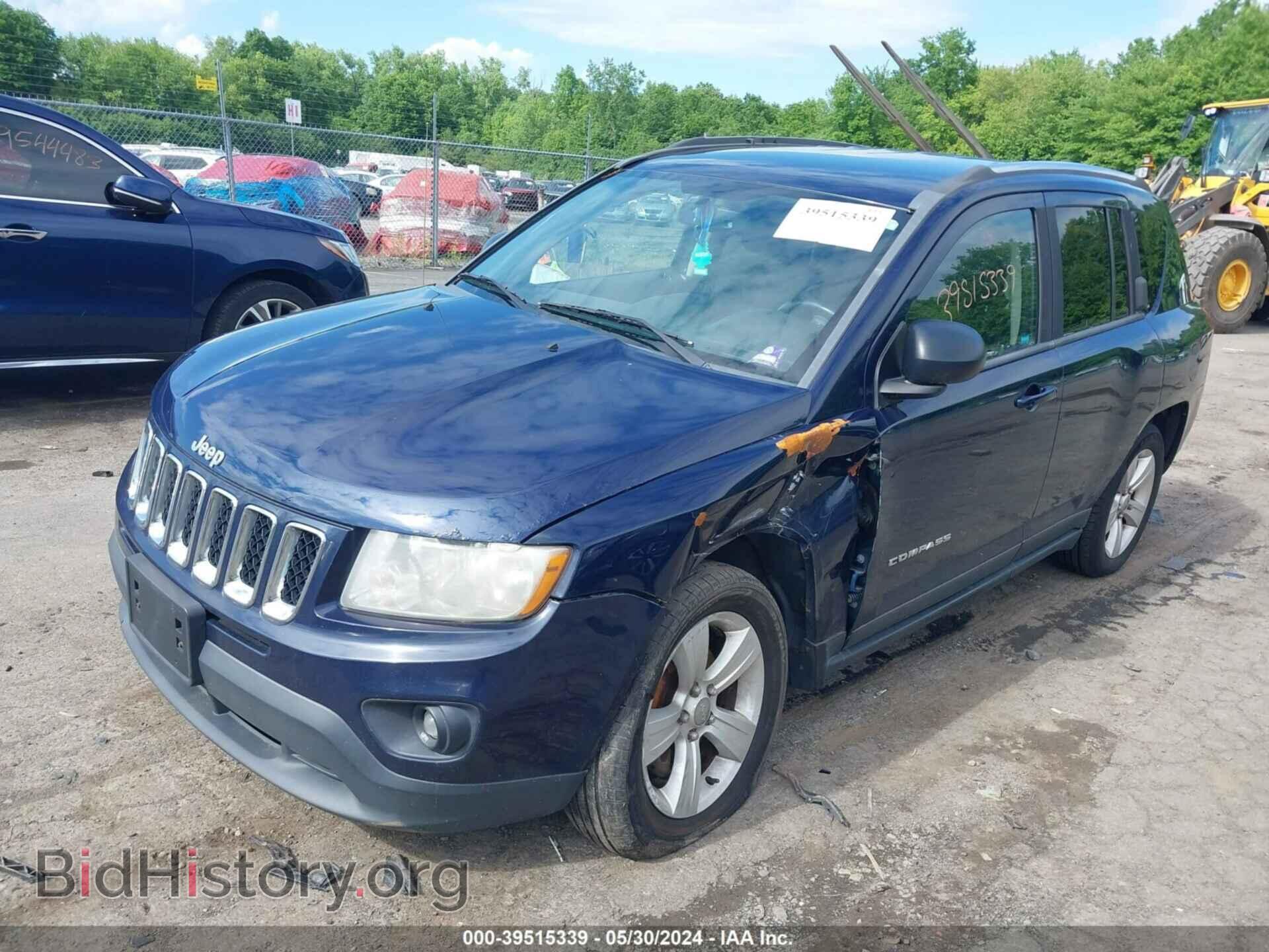 2013 JEEP COMPASS - VIN: 1C4NJDEB2DD207735 - Фото 2