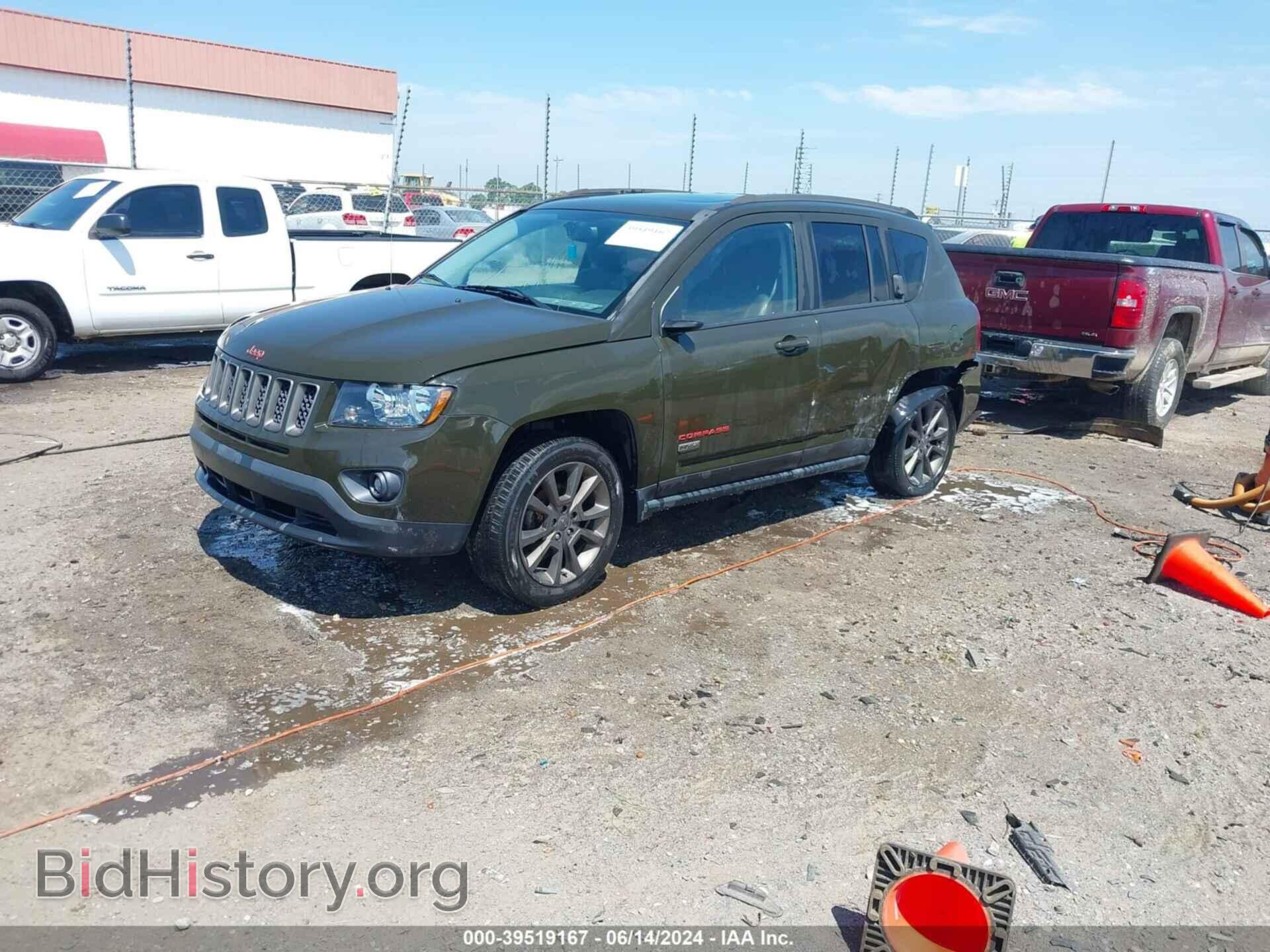 2016 JEEP COMPASS - VIN: 1C4NJCBB1GD801445 - Фото 2