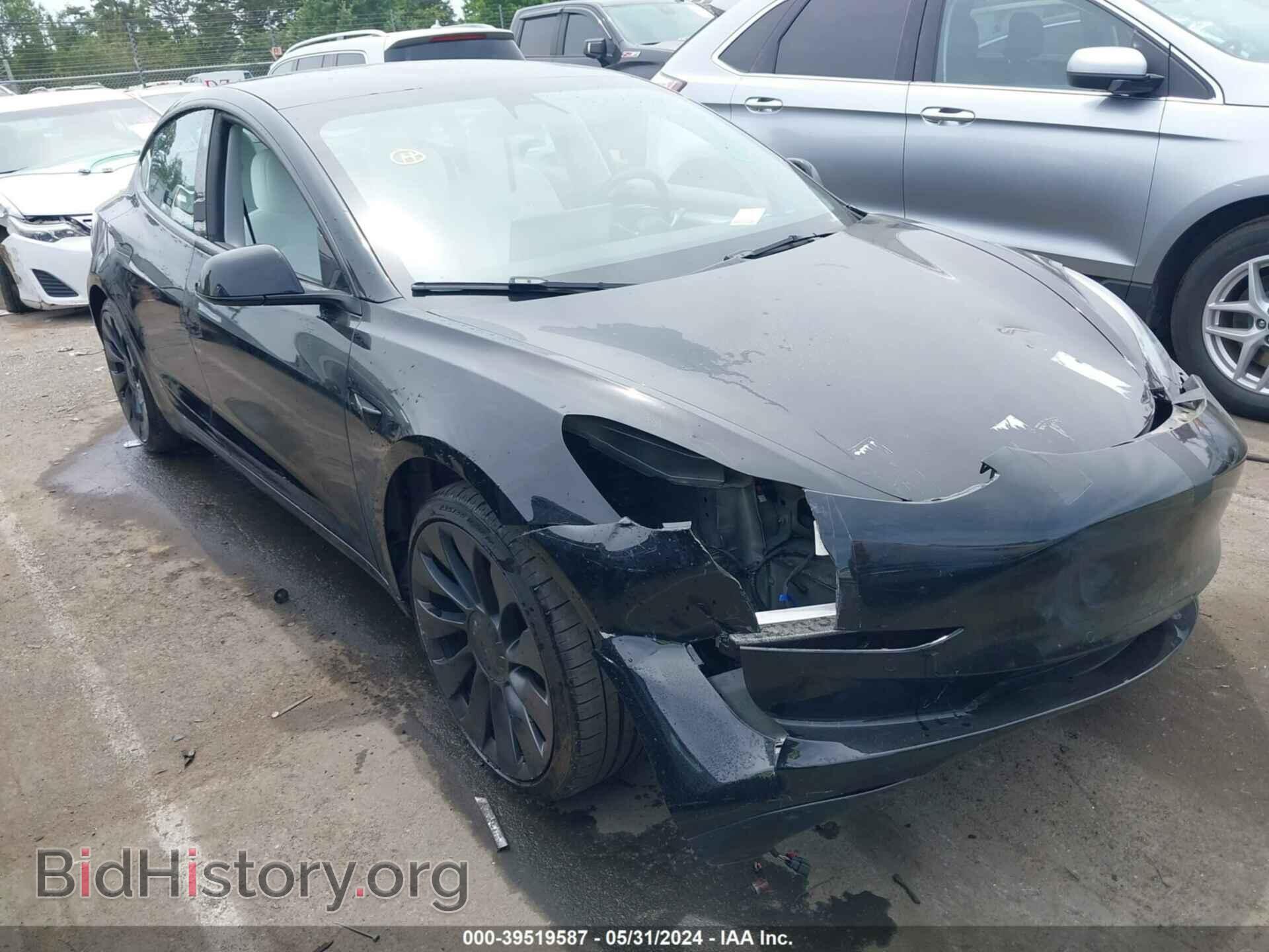 Photo 5YJ3E1EC5MF092530 - TESLA MODEL 3 2021
