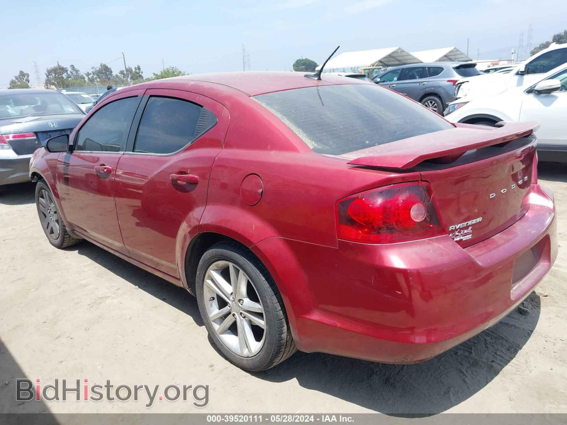 2014 DODGE AVENGER - VIN: 1C3CDZAB0EN223241 - Фото 3