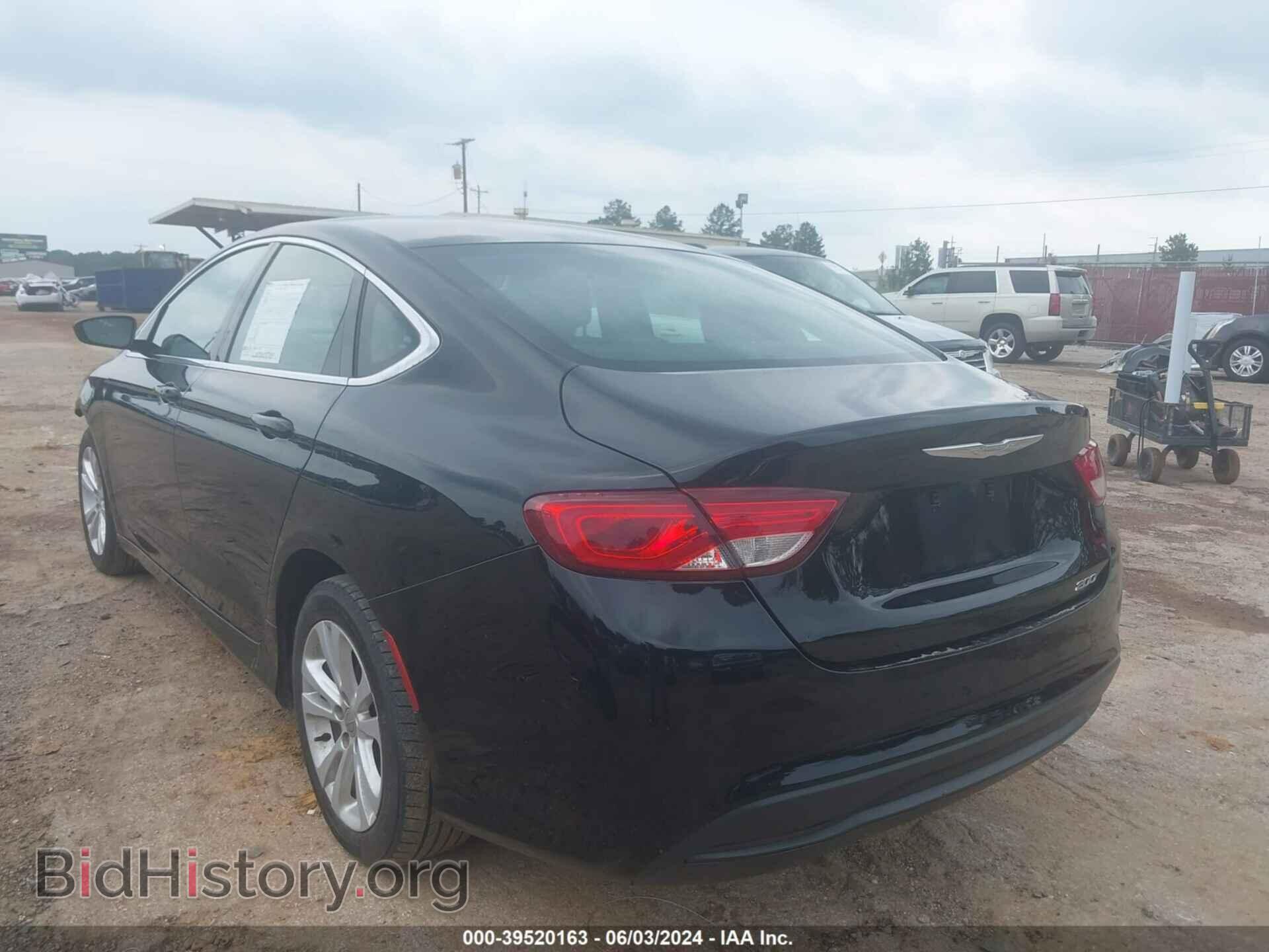 2016 CHRYSLER 200 - VIN: 1C3CCCFB2GN196300 - Фото 3