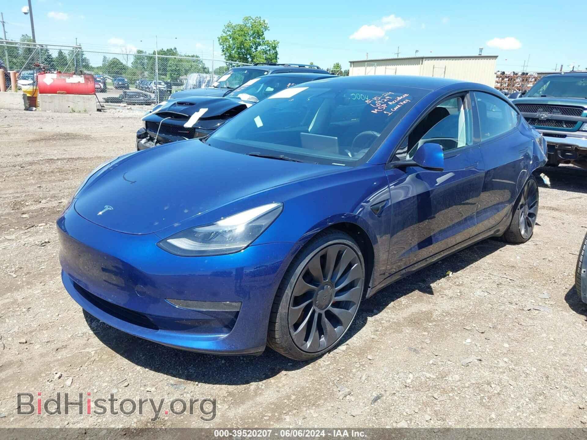 2023 TESLA MODEL 3 - VIN: 5YJ3E1EC4PF696929 - Фото 2
