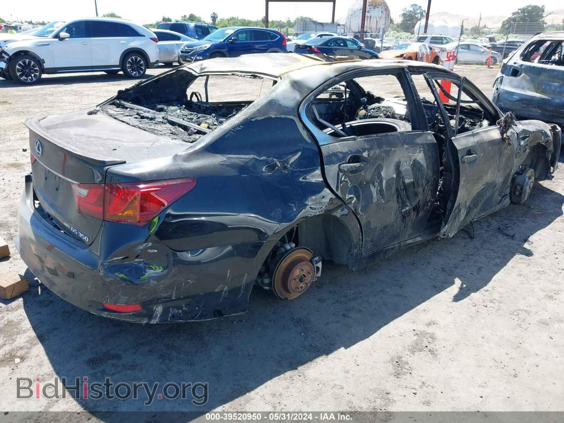 2014 LEXUS GS 350 - VIN: JTHCE1BL9E5020767 - Фото 4