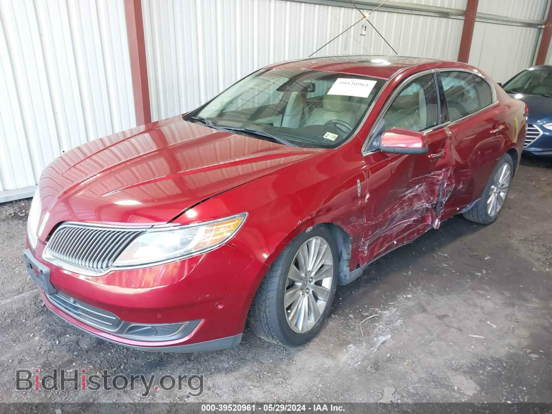 2014 LINCOLN MKS - VIN: 1LNHL9FT9EG604589 - Фото 2