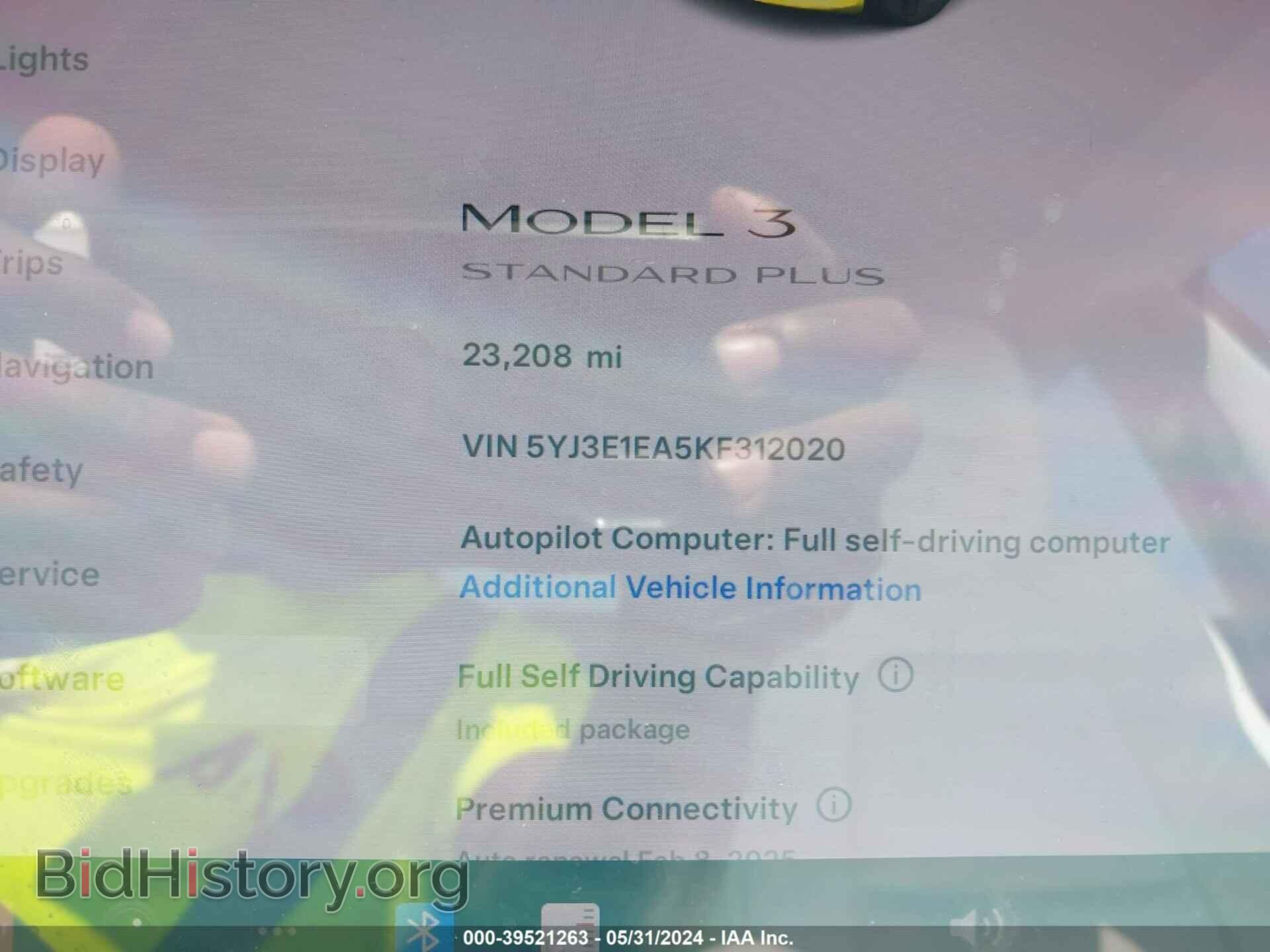 2019 TESLA MODEL 3 - VIN: 5YJ3E1EA5KF312020 - Фото 7