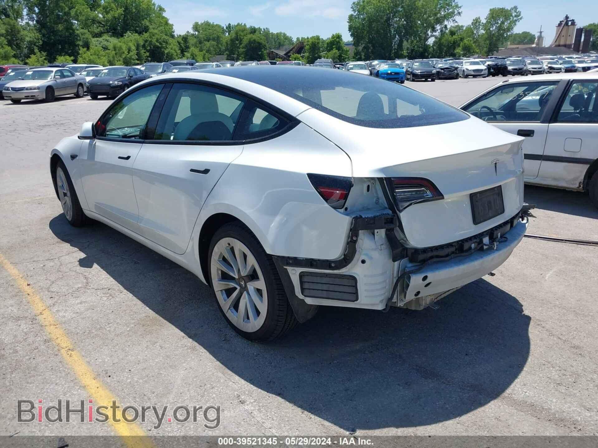 2022 TESLA MODEL 3 - VIN: 5YJ3E1EAXNF325821 - Фото 3