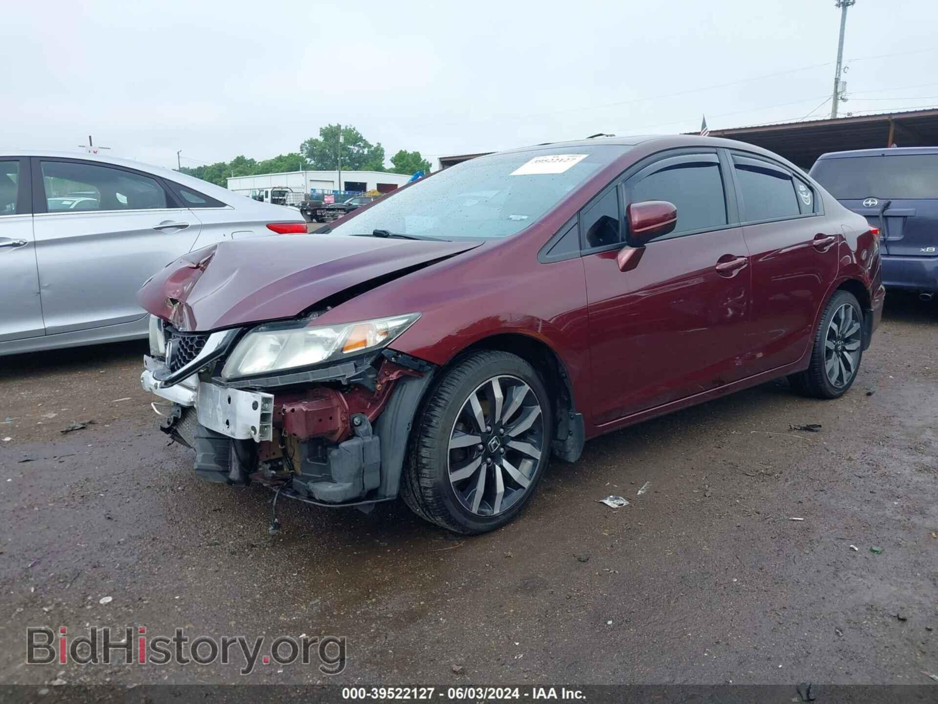 2015 HONDA CIVIC - VIN: 2HGFB2F98FH508910 - Фото 2