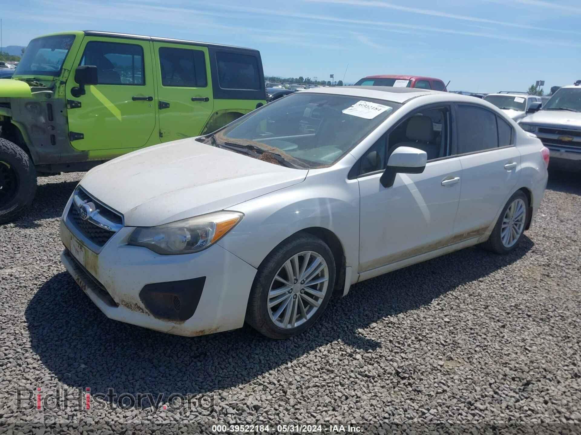 2012 SUBARU IMPREZA - VIN: JF1GJAF69CH029800 - Фото 2