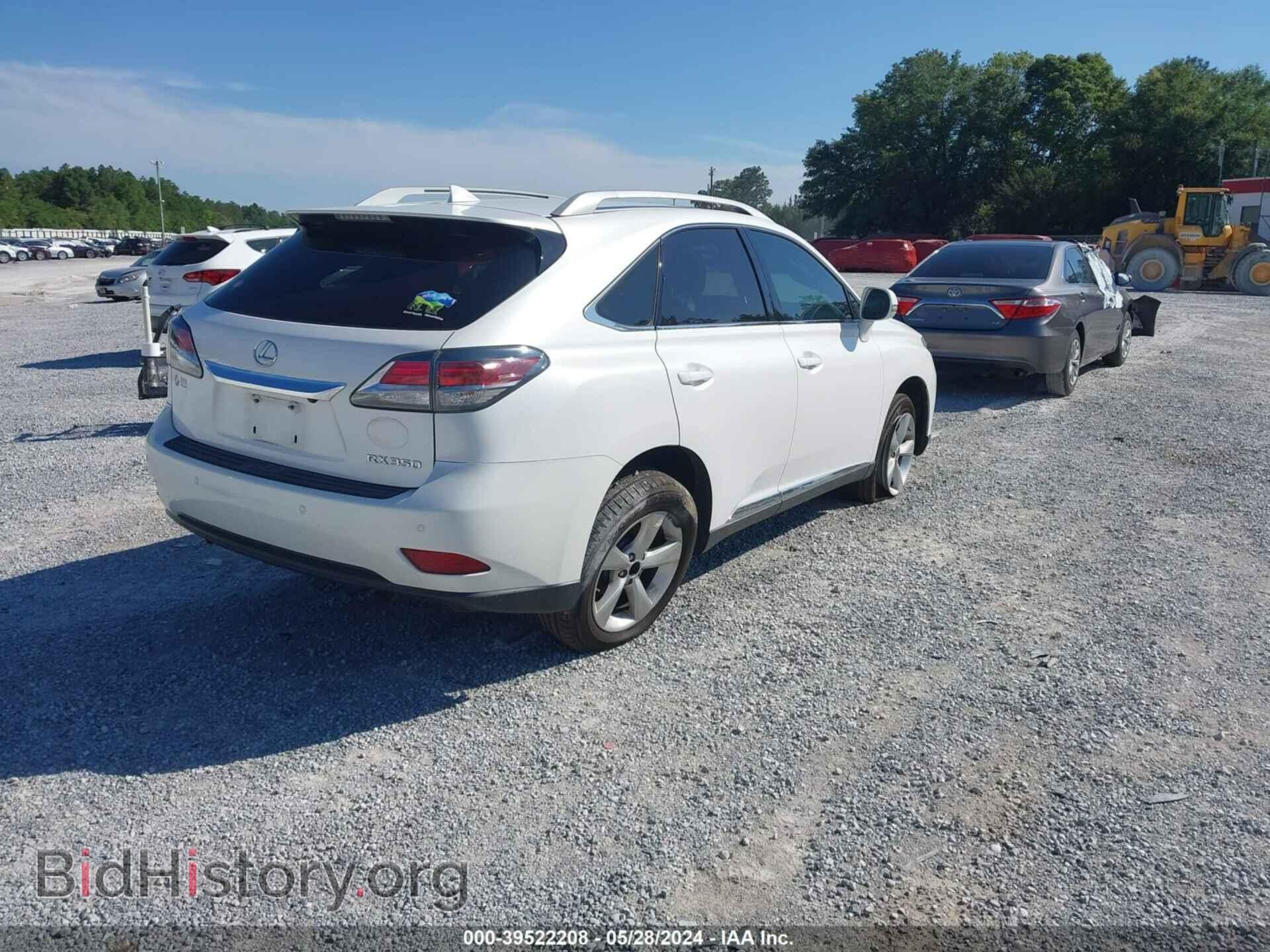 2015 LEXUS RX 350 - VIN: 2T2BK1BA7FC277995 - Фото 4