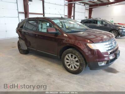 2009 Ford EDGE SEL, бордовый — VIN 2FMDK38C19BA44267, IAAI