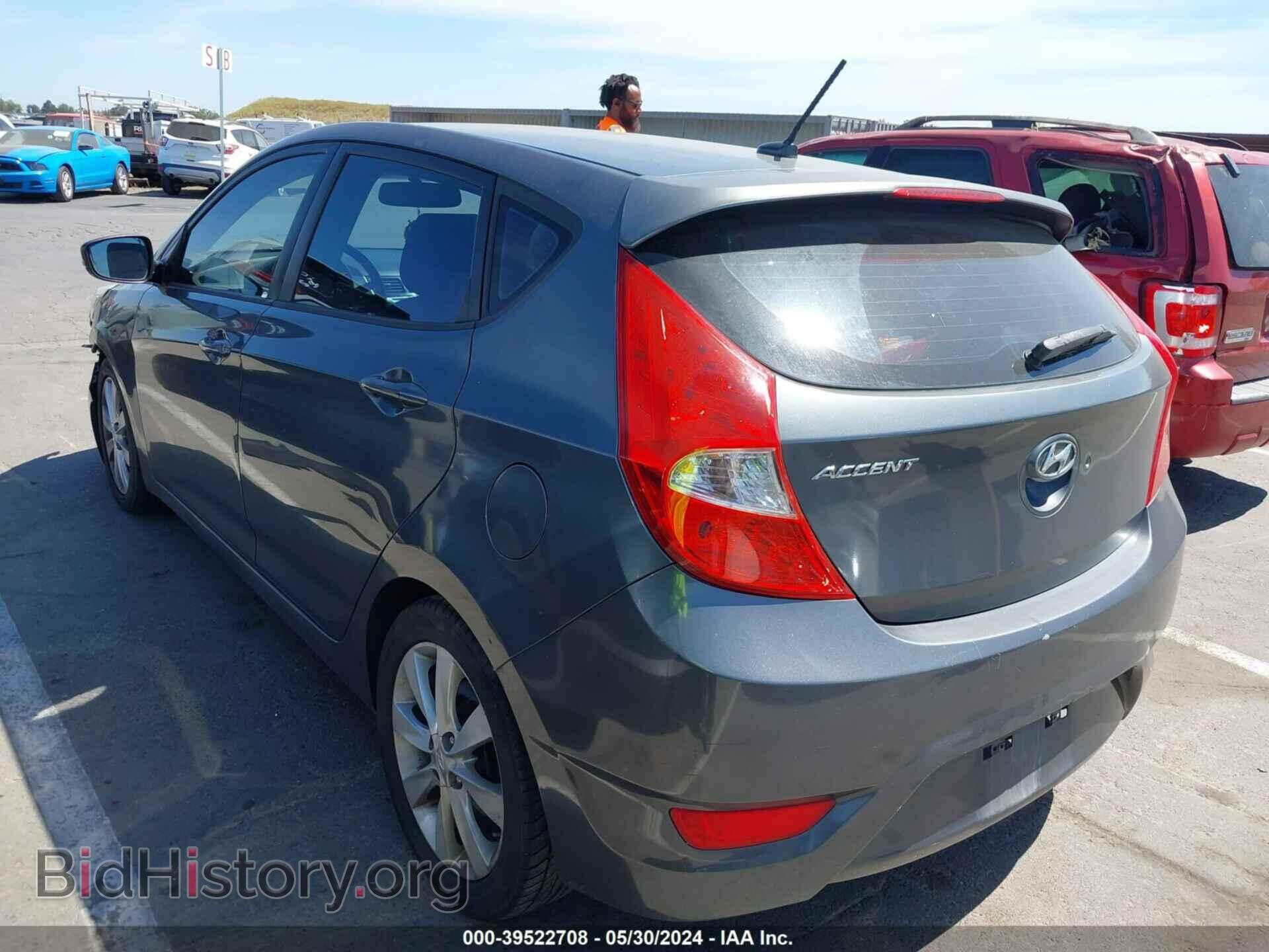 2013 HYUNDAI ACCENT - VIN: KMHCU5AE2DU096720 - Фото 3
