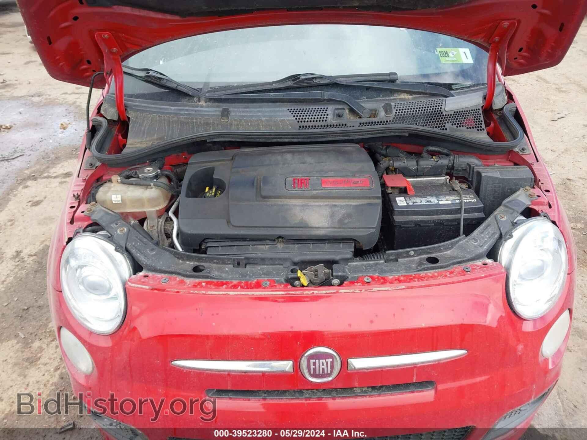 2012 FIAT 500 - VIN: 3C3CFFBR4CT102407 - Фото 10