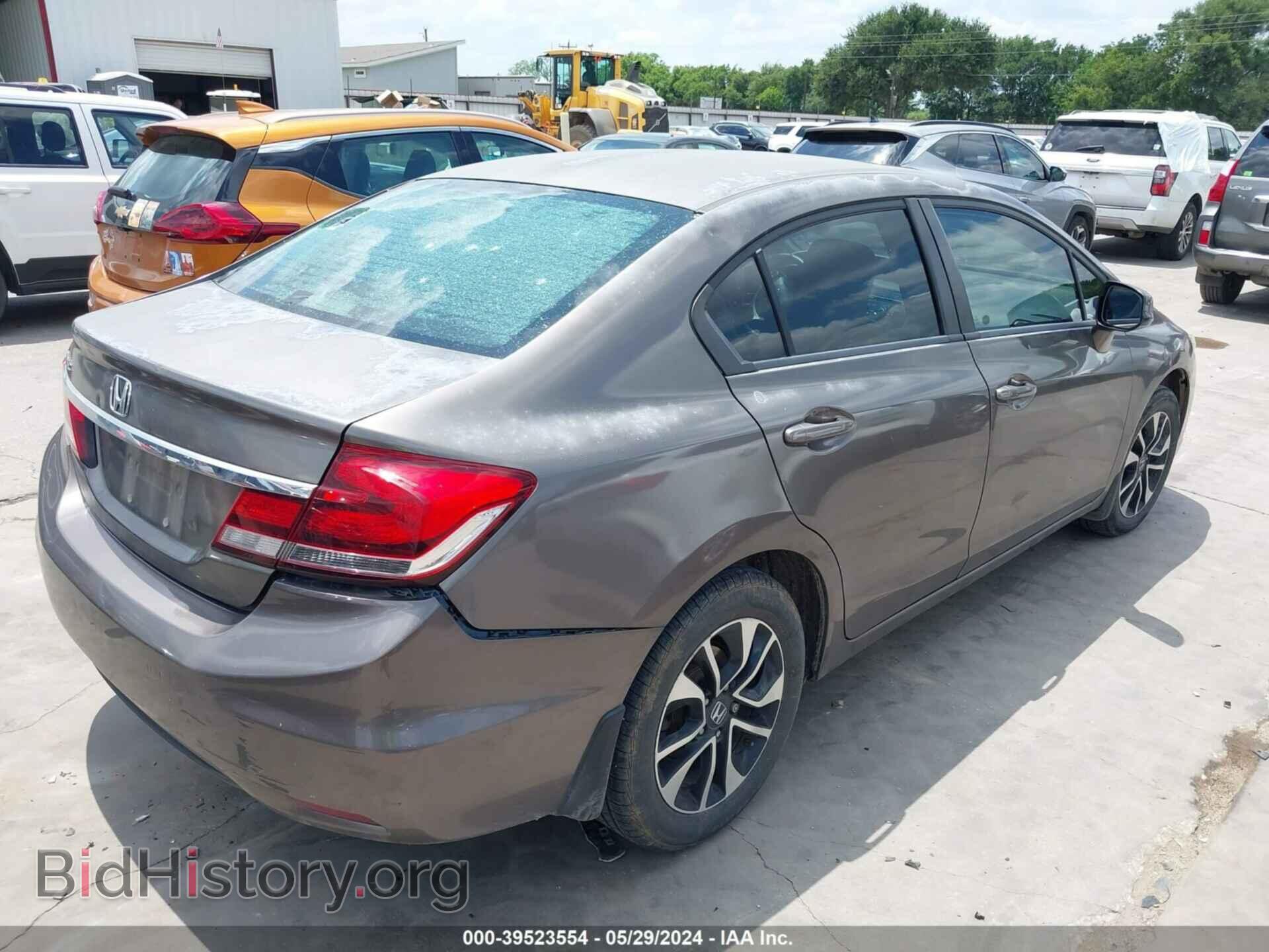 2013 HONDA CIVIC - VIN: 2HGFB2F85DH542050 - Фото 4
