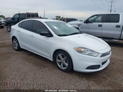 2015 Dodge DART SXT, белый — VIN 1C3CDFBB5FD192993, IAAI