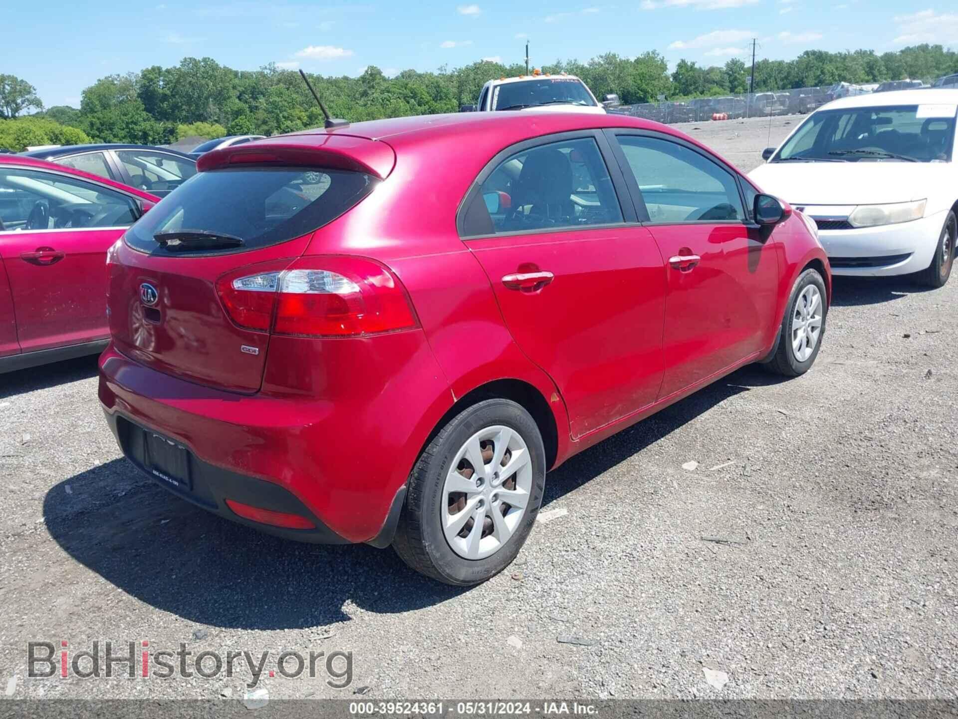 2015 KIA RIO - VIN: KNADM5A33F6517937 - Фото 4