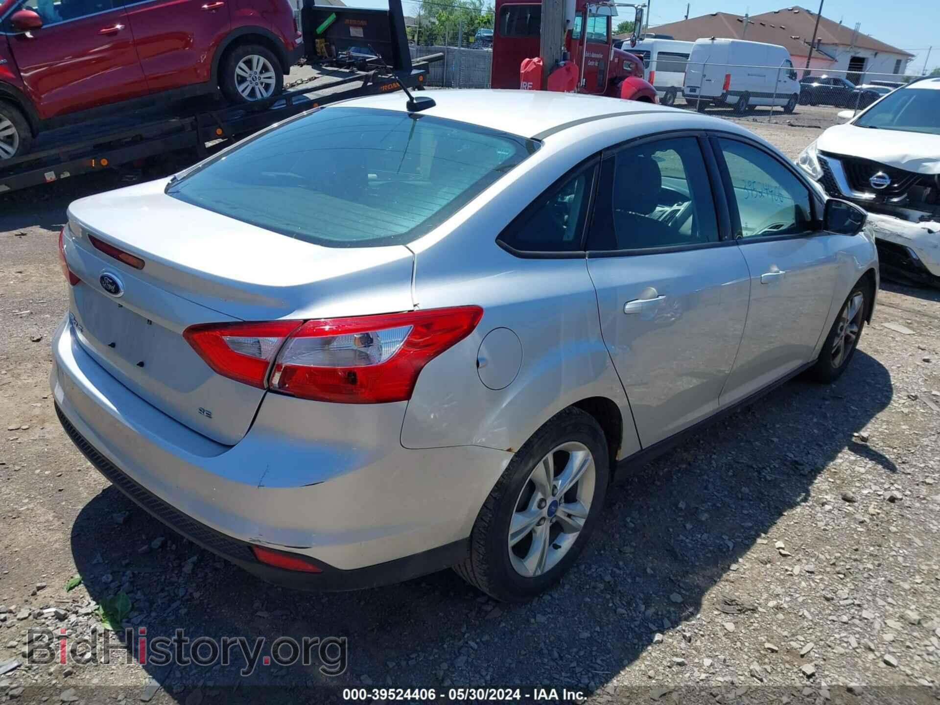 2013 FORD FOCUS - VIN: 1FADP3F22DL284894 - Фото 4