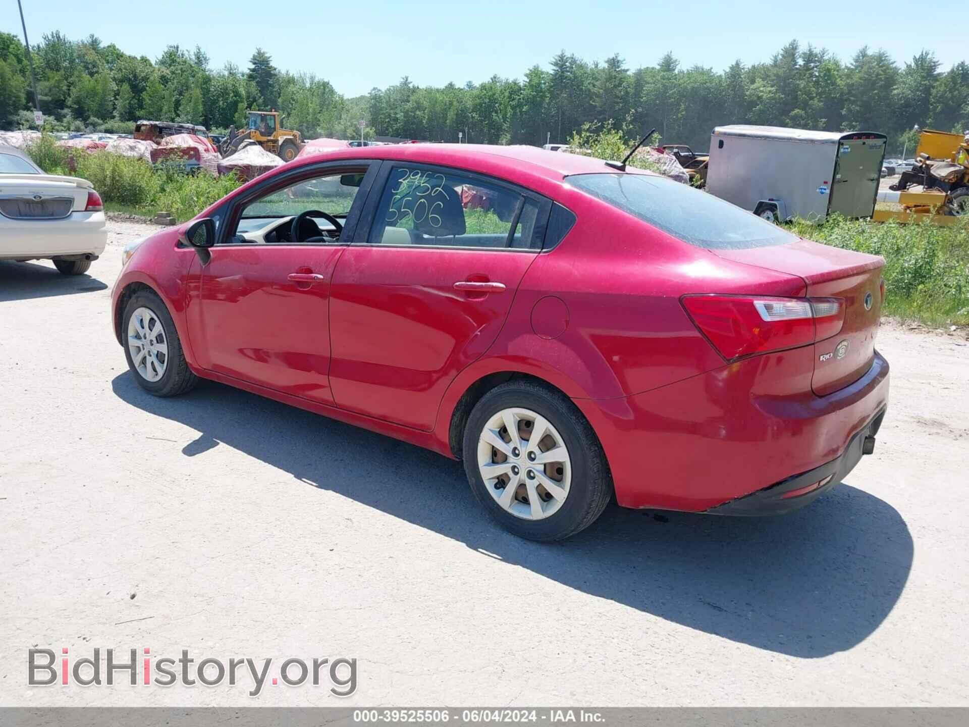 2013 KIA RIO - VIN: KNADM4A34D6219775 - Фото 3