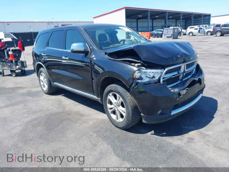 2012 Dodge DURANGO SXT (VIN 1C4RDHAG1CC204816) — photo 1 of 16, IAAI, damage: front end