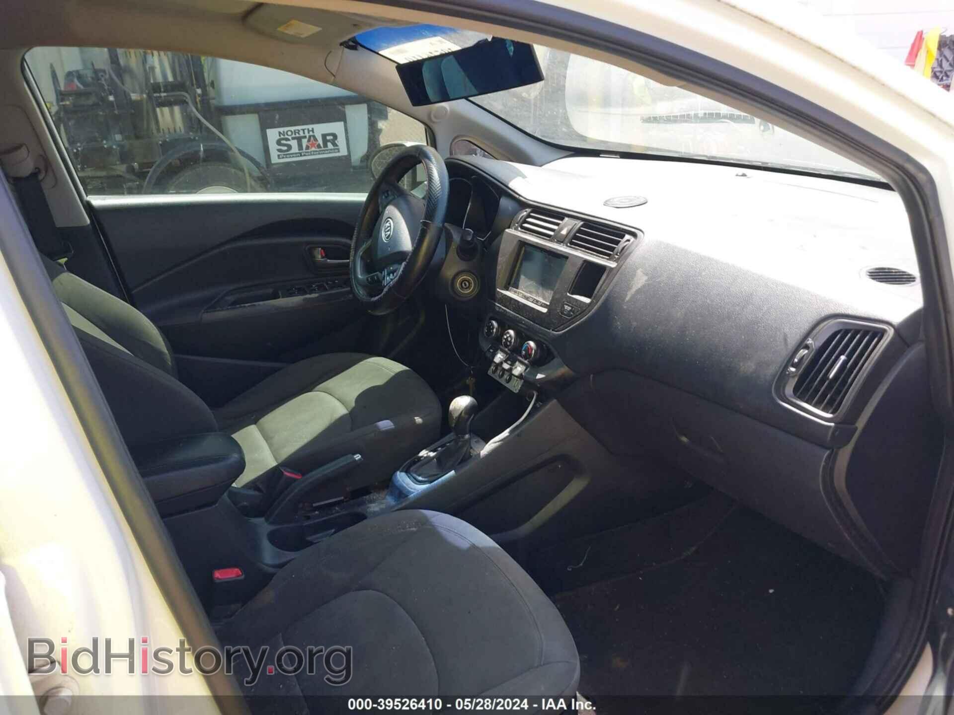 2012 KIA RIO - VIN: KNADN4A36C6074752 - Фото 5
