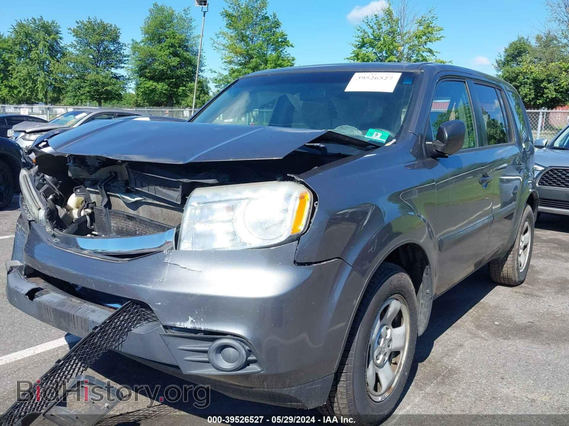 2012 HONDA PILOT - VIN: 5FNYF4H22CB075514 - Фото 2