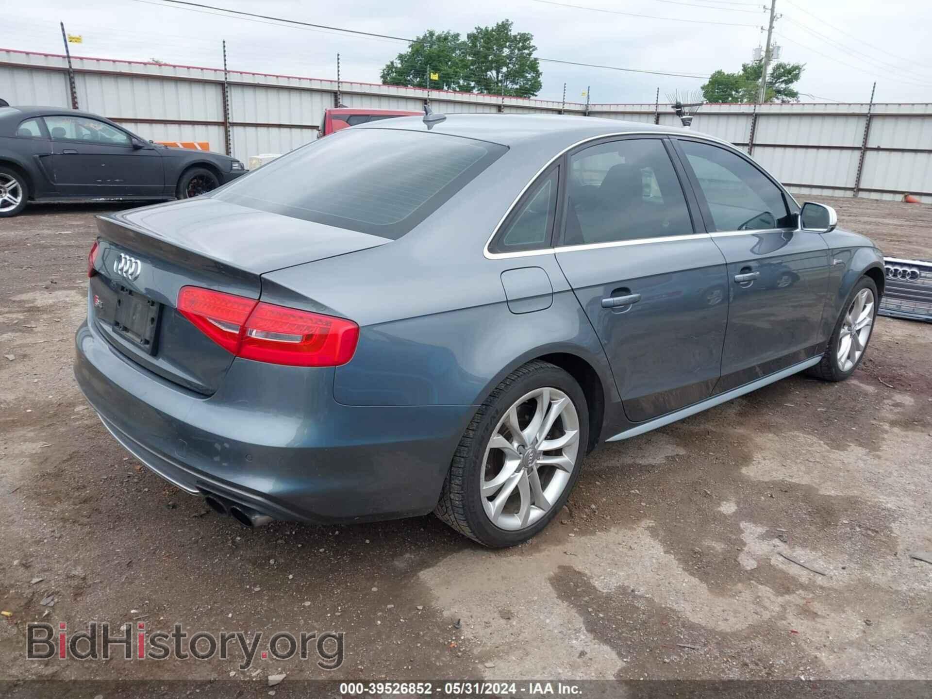 2014 AUDI S4 - VIN: WAUDGAFL0EA046544 - Фото 4