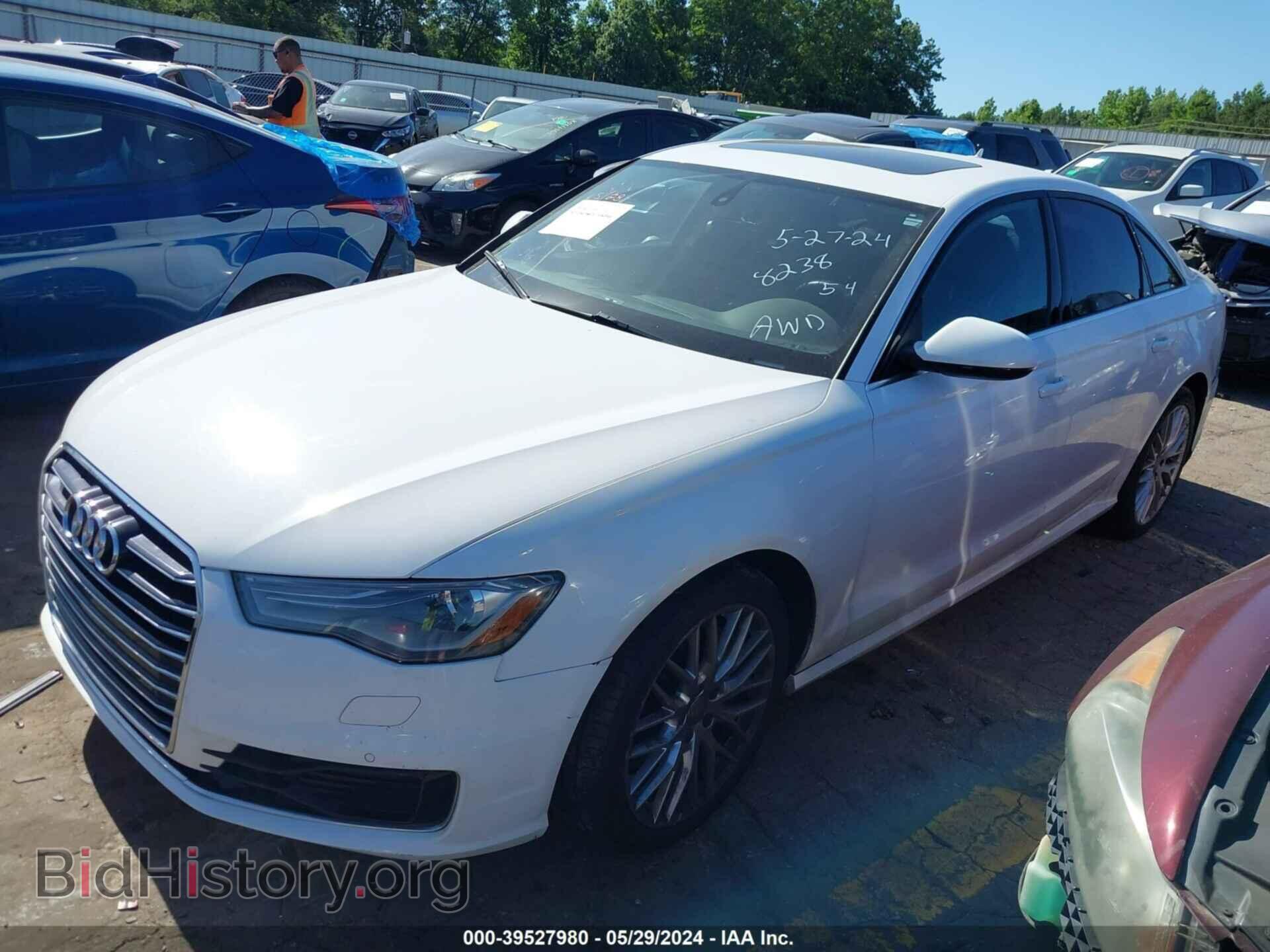 2016 AUDI A6 - VIN: WAUCFAFC2GN088238 - Фото 2