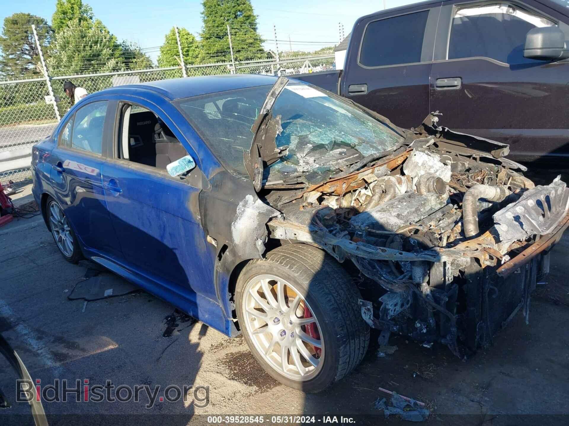 Photo JA32W8FV6CU015591 - MITSUBISHI LANCER EVOLUTION 2012
