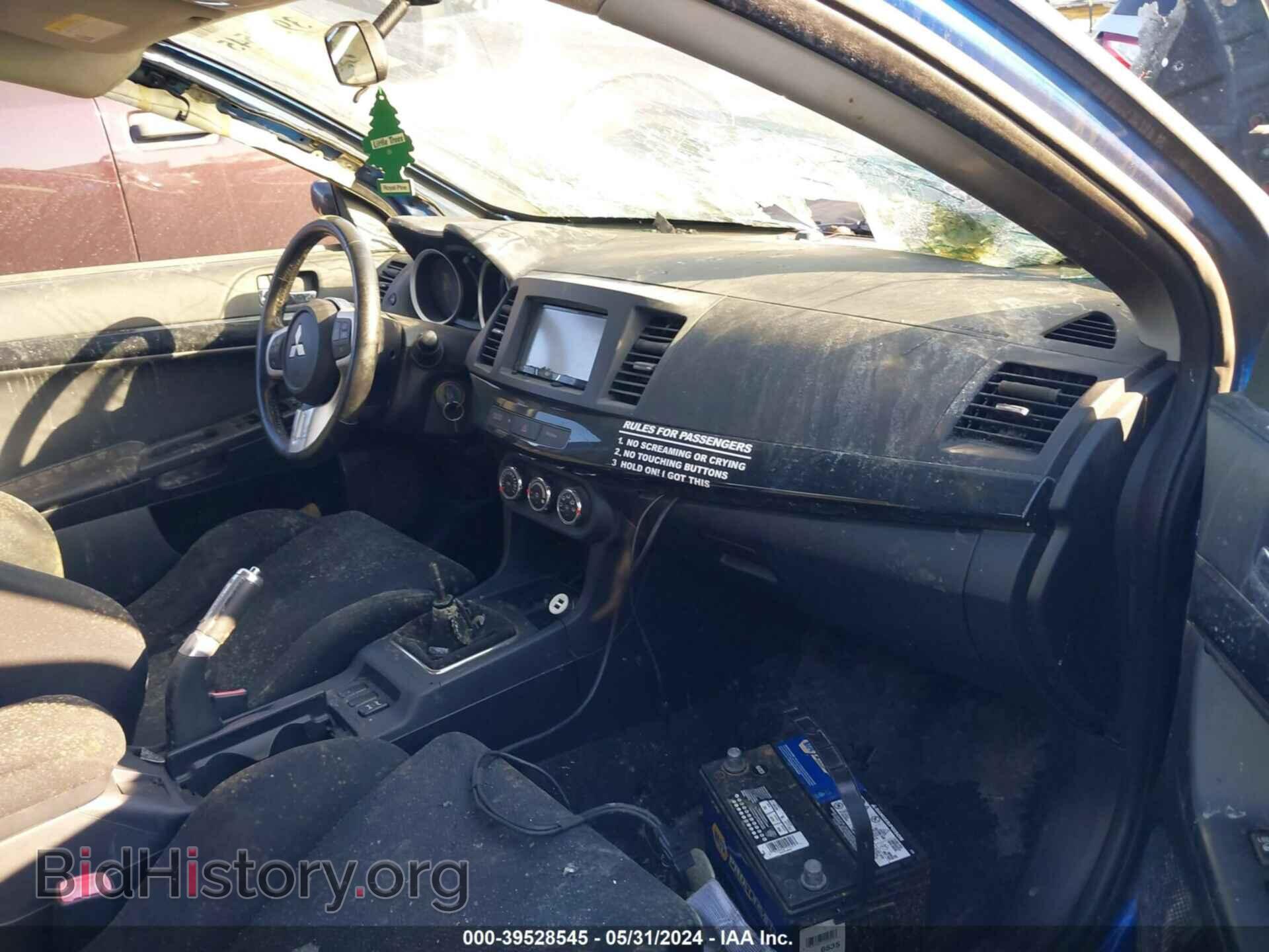 2012 MITSUBISHI LANCER EVOLUTION - VIN: JA32W8FV6CU015591 - Photo 5