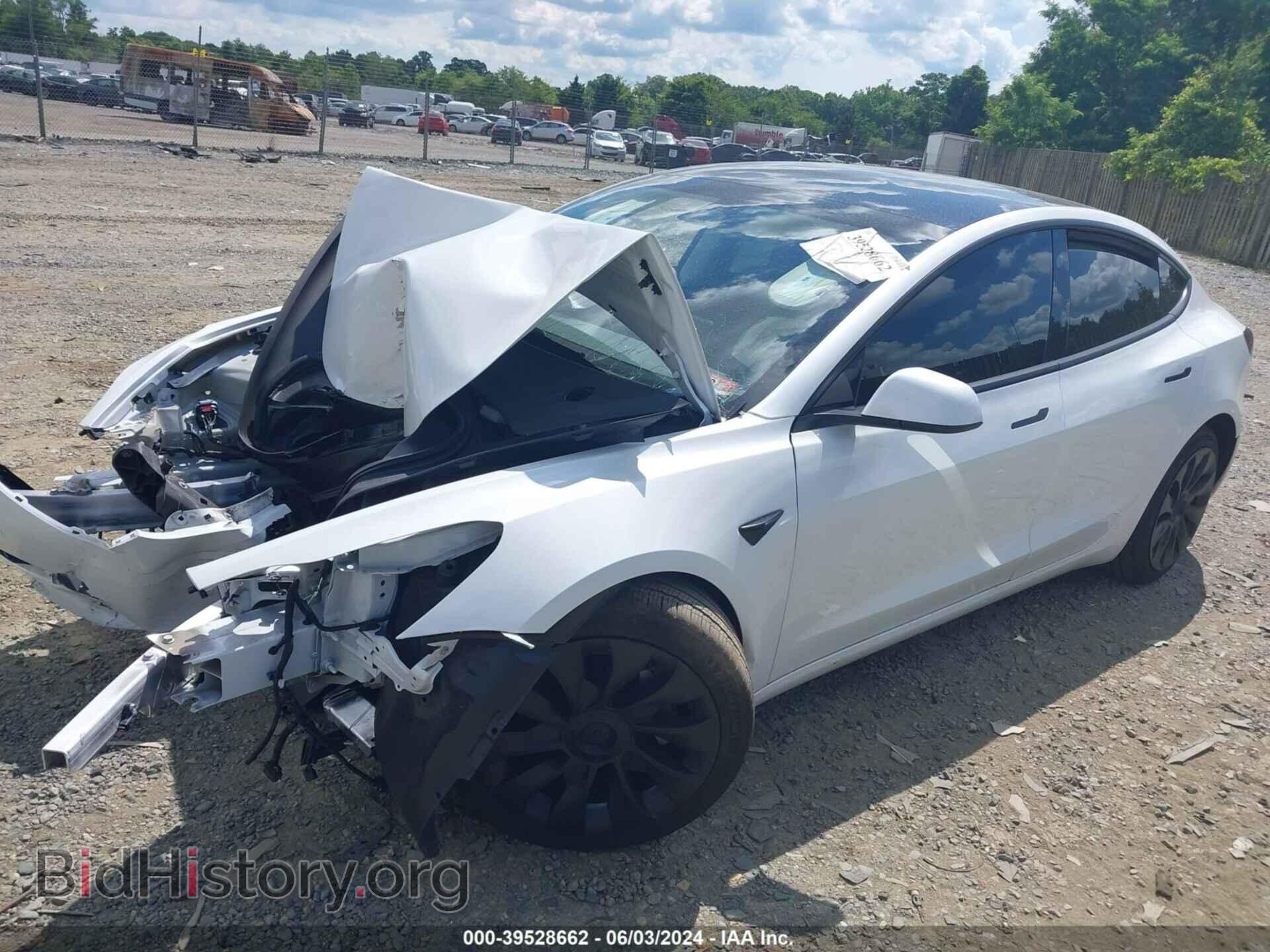 2023 TESLA MODEL 3 - VIN: 5YJ3E1EA2PF652281 - Фото 2