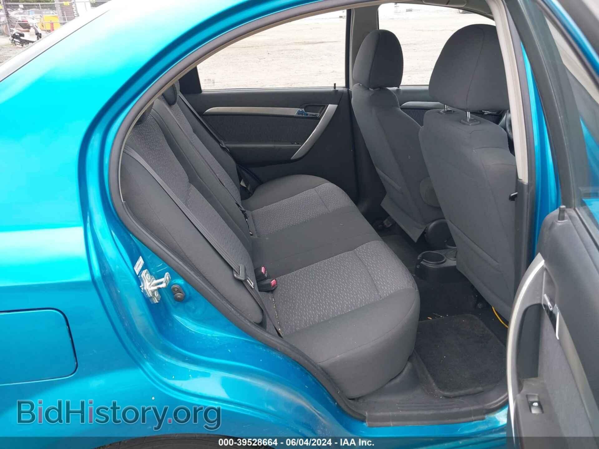 2009 CHEVROLET AVEO - VIN: KL1TG56E99B332326 - Фото 8