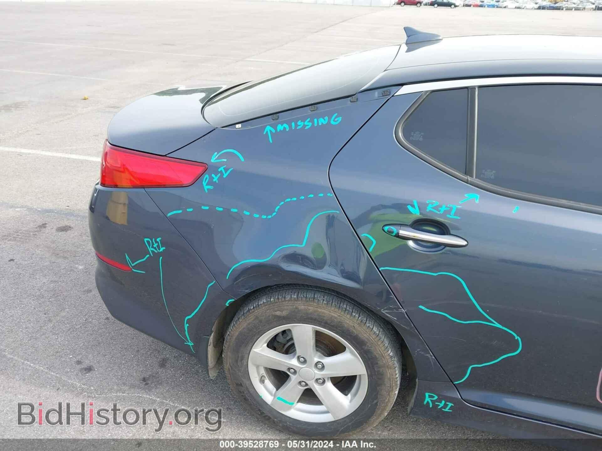 2015 KIA OPTIMA - VIN: KNAGM4A77F5602148 - Фото 12